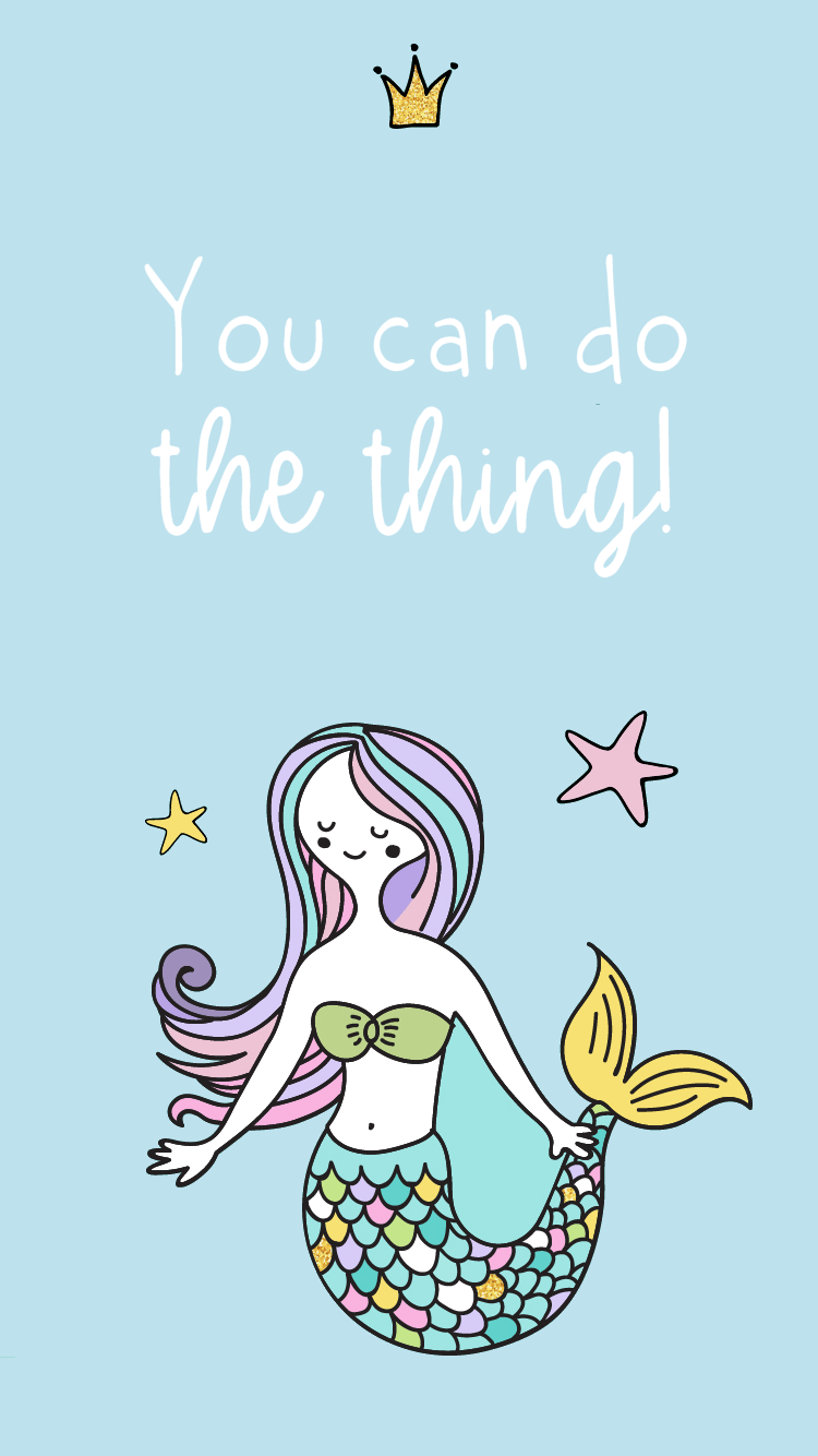 Majestic AF Self Care Wallpaper. Mermaid Wallpaper