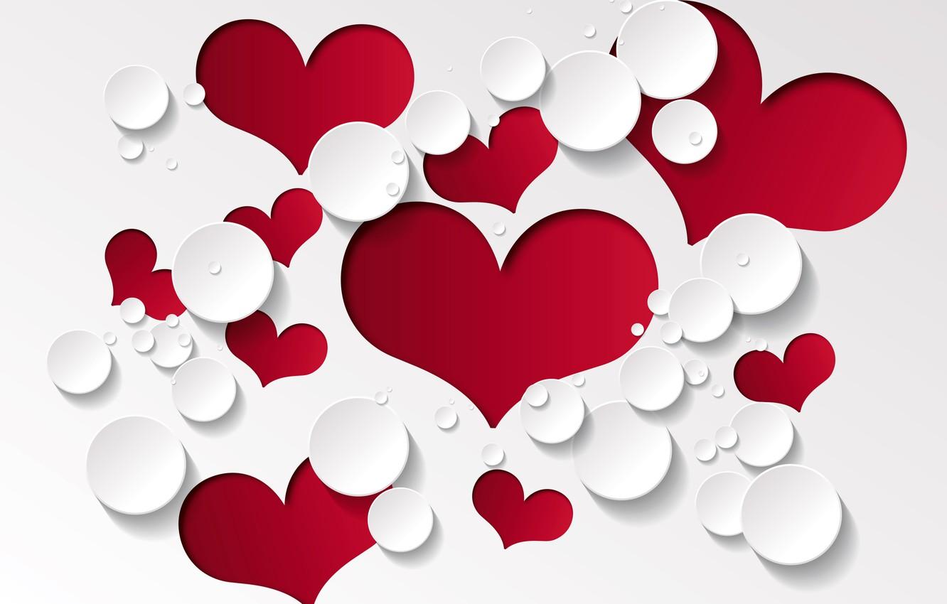 Wallpaper love, background, hearts, red, design, romantic