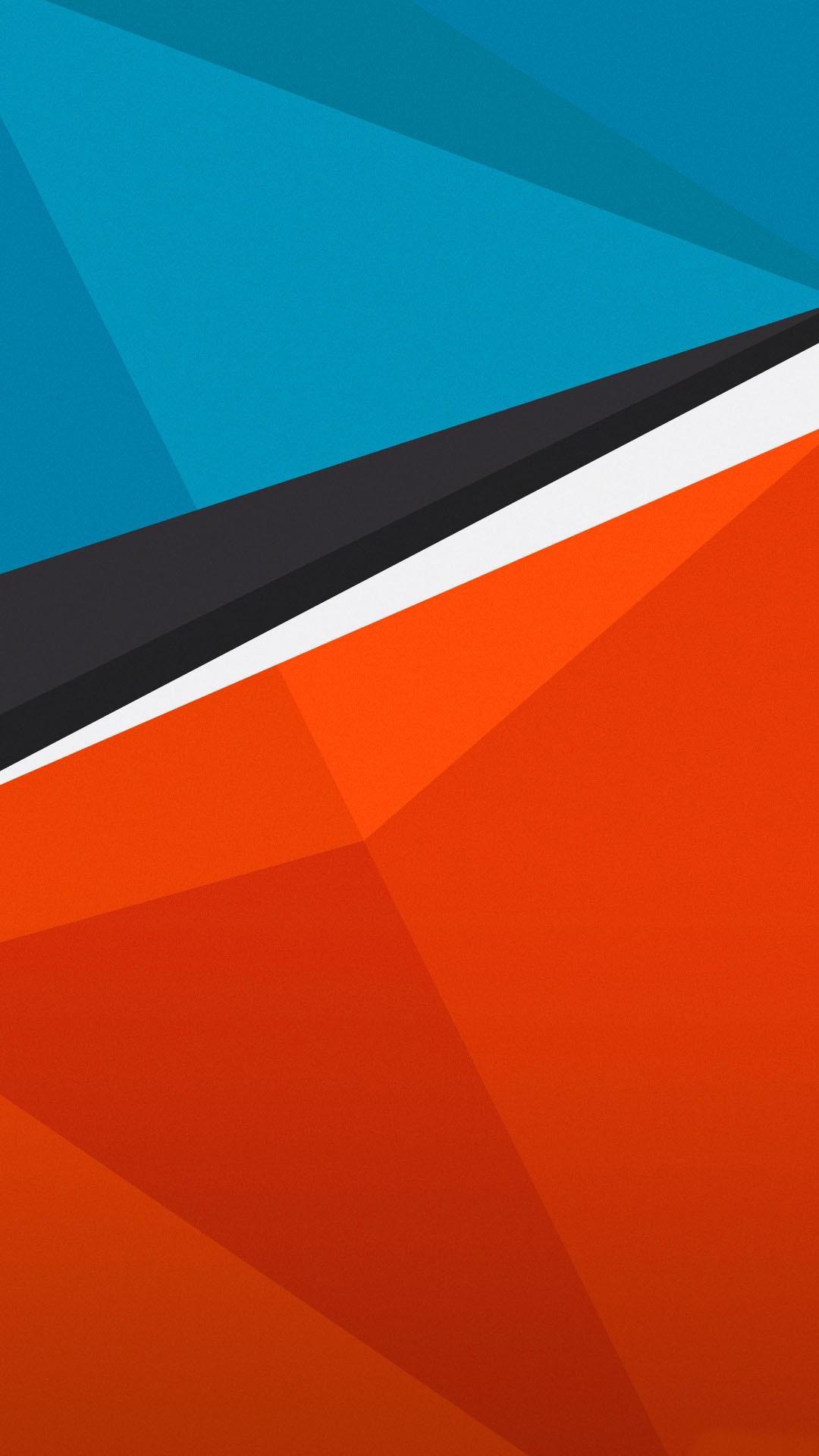 Free download HTC One Wallpaper Blue orange android