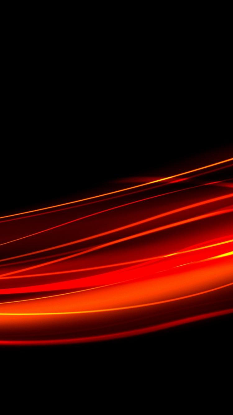 Free download Abstract Orange Black Android wallpaper
