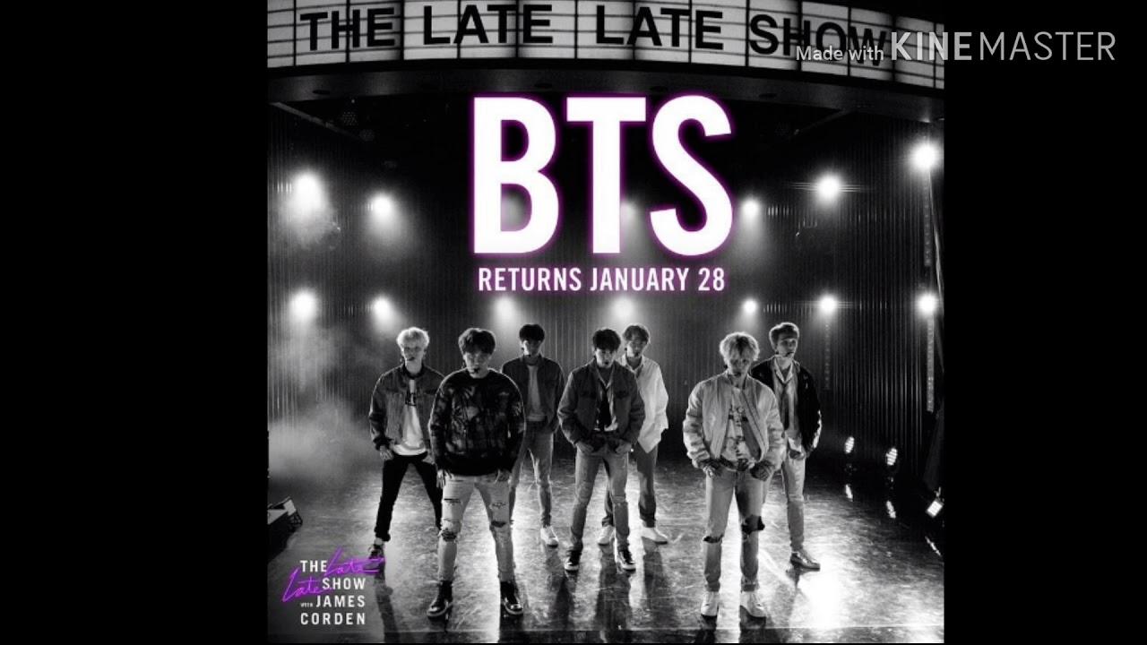 BTS will be performing 'Black Swan' with James Corden