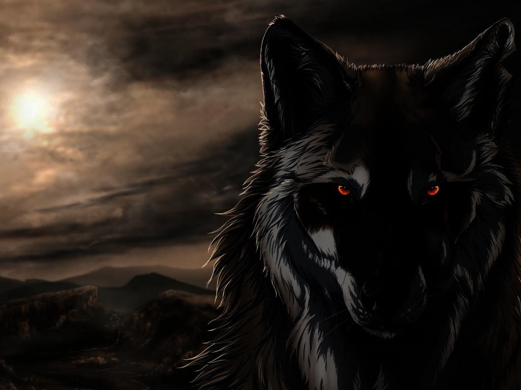 Dark Gothic Anime Wolves Wallpapers