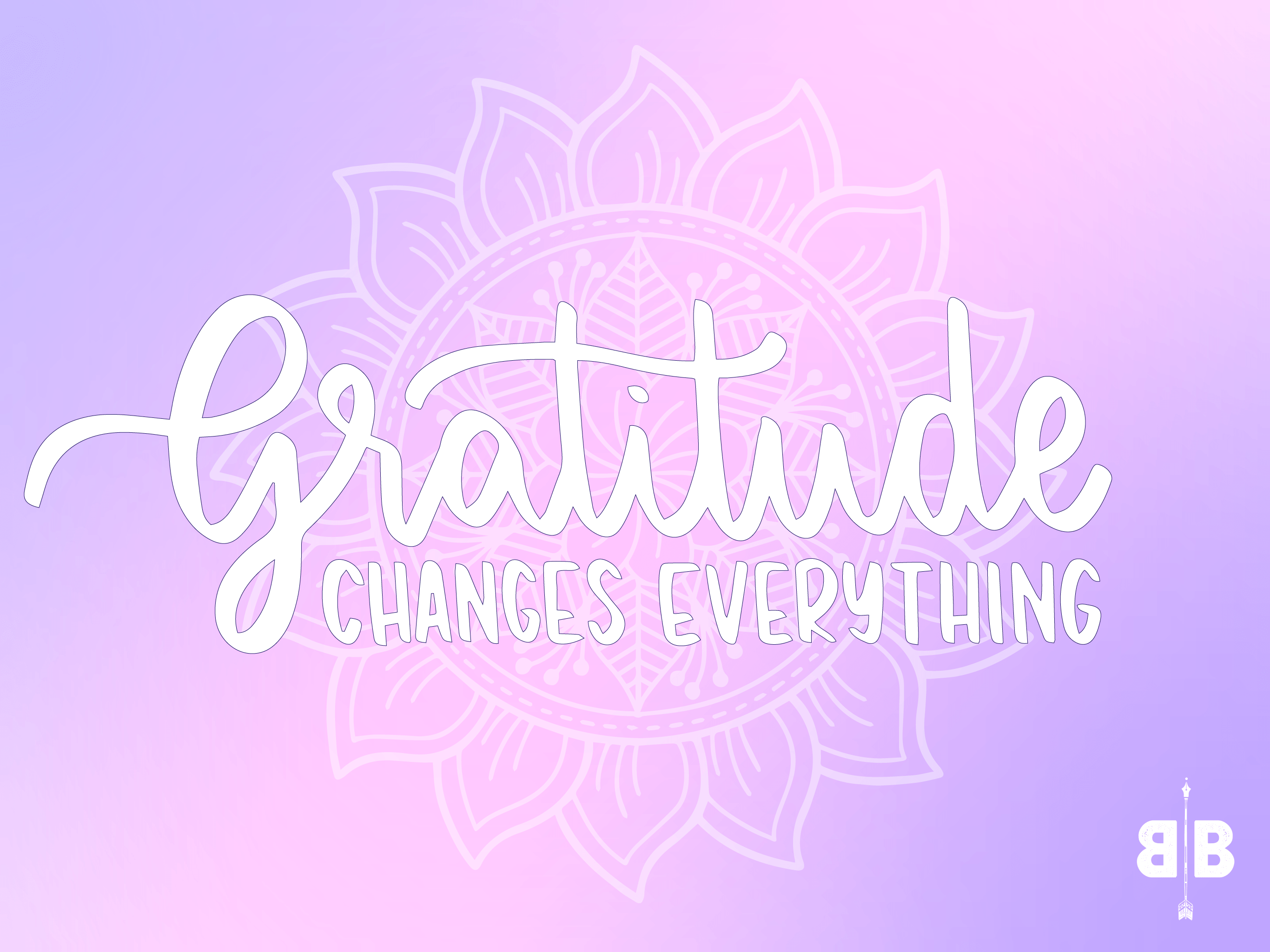 Gratitude Desktop Wallpaper. Boho Berry, Boho Berry