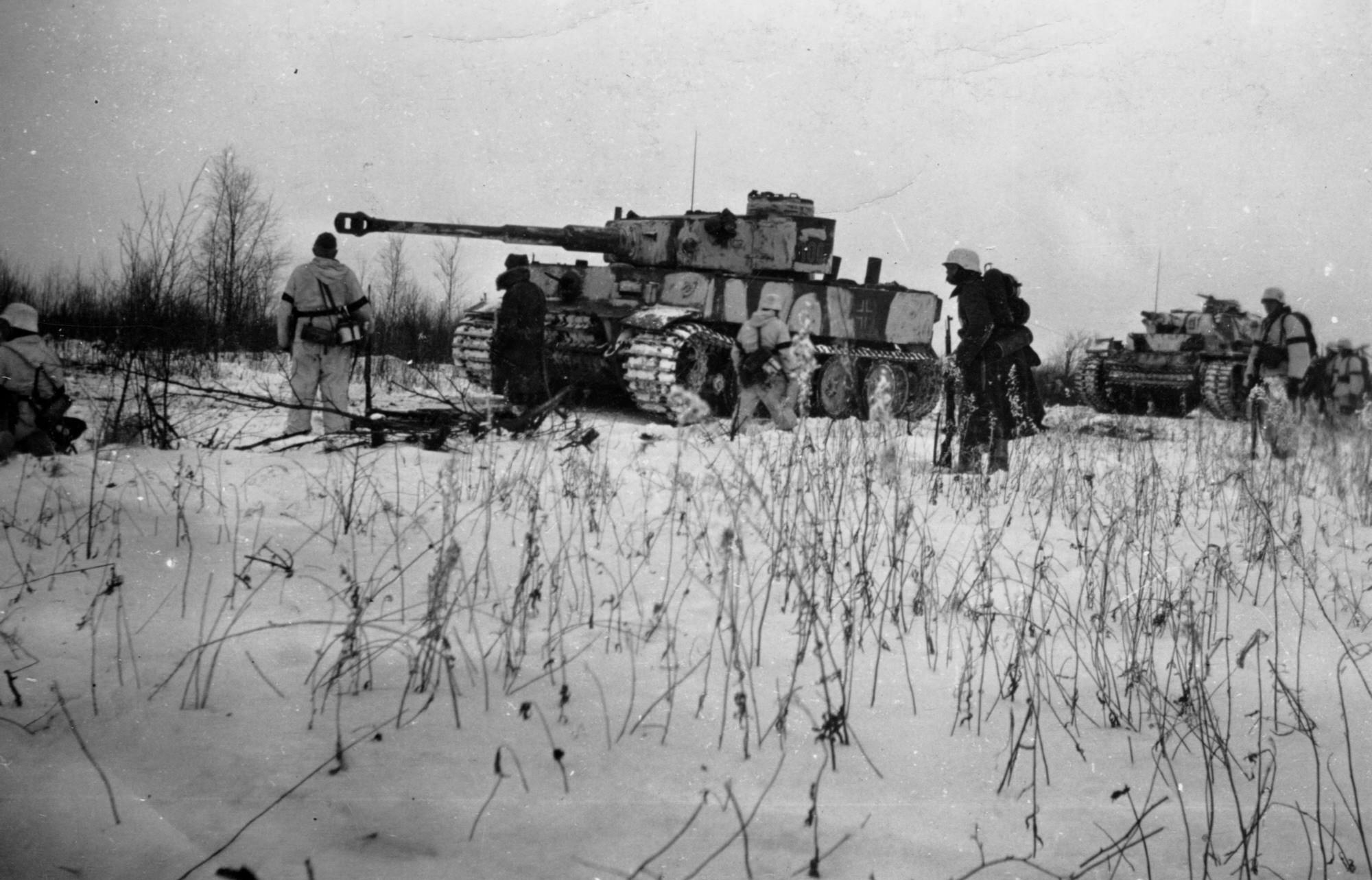 winter, tigers, front, tanks, nazi, World War II, Tiger