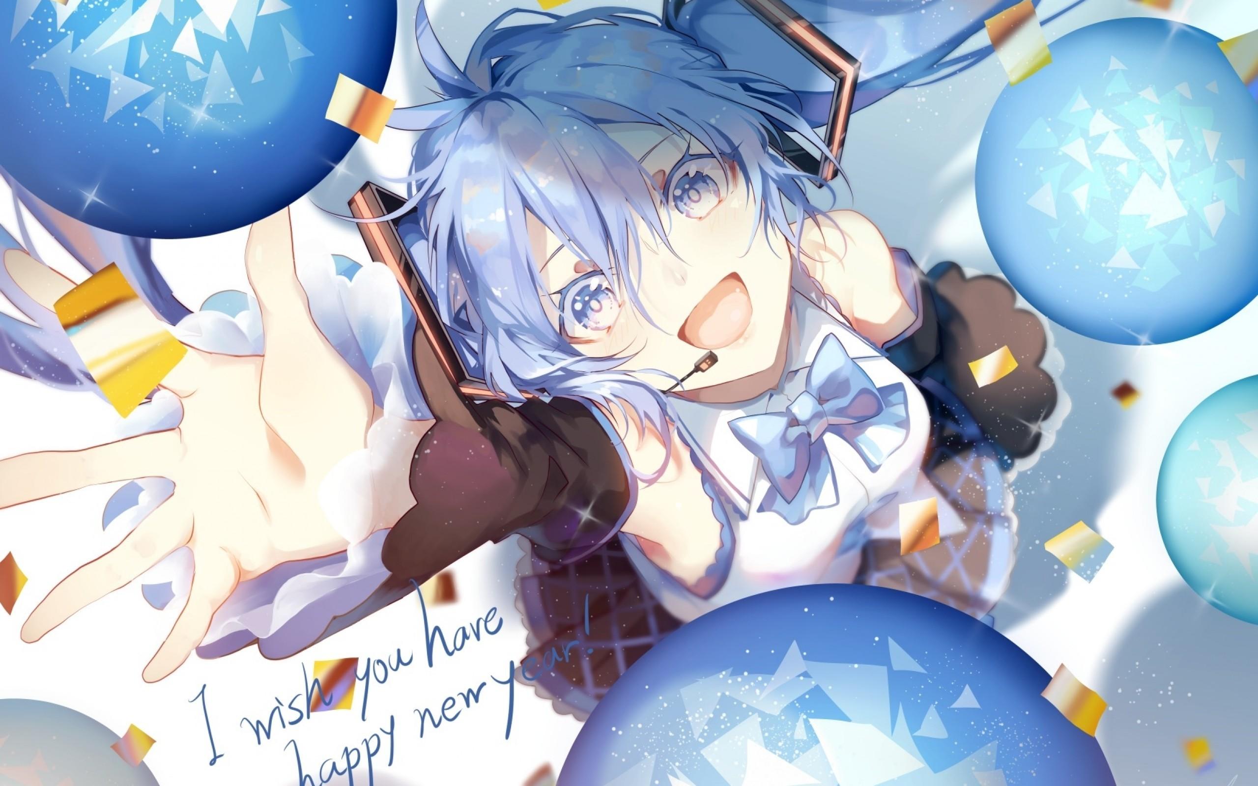 Free download Download 2560x1600 Vocaloid Hatsune Miku Merry