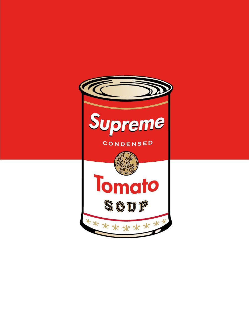 Andy Warhol's Can of Soup x Supreme Popart