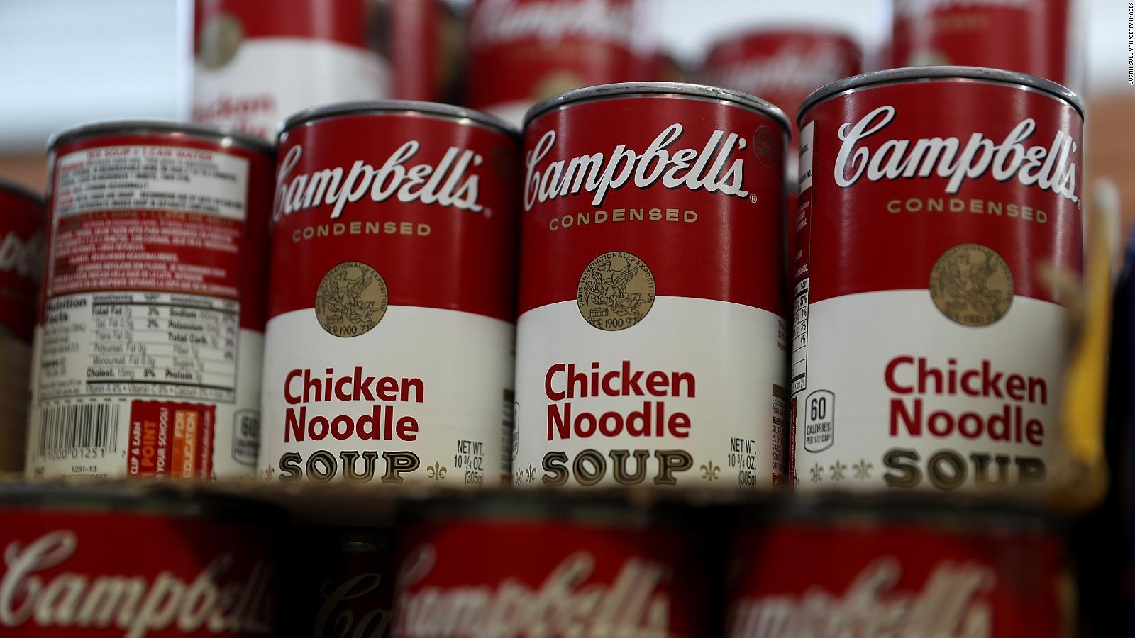 Trump official defends tariff with can of soup
