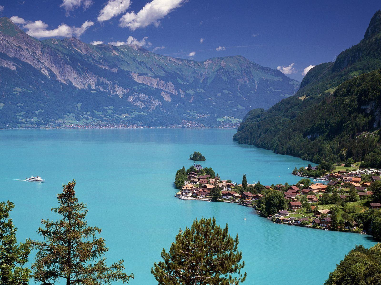 Switzerland. Lake Brienz Iseltwald Switzerland Travel