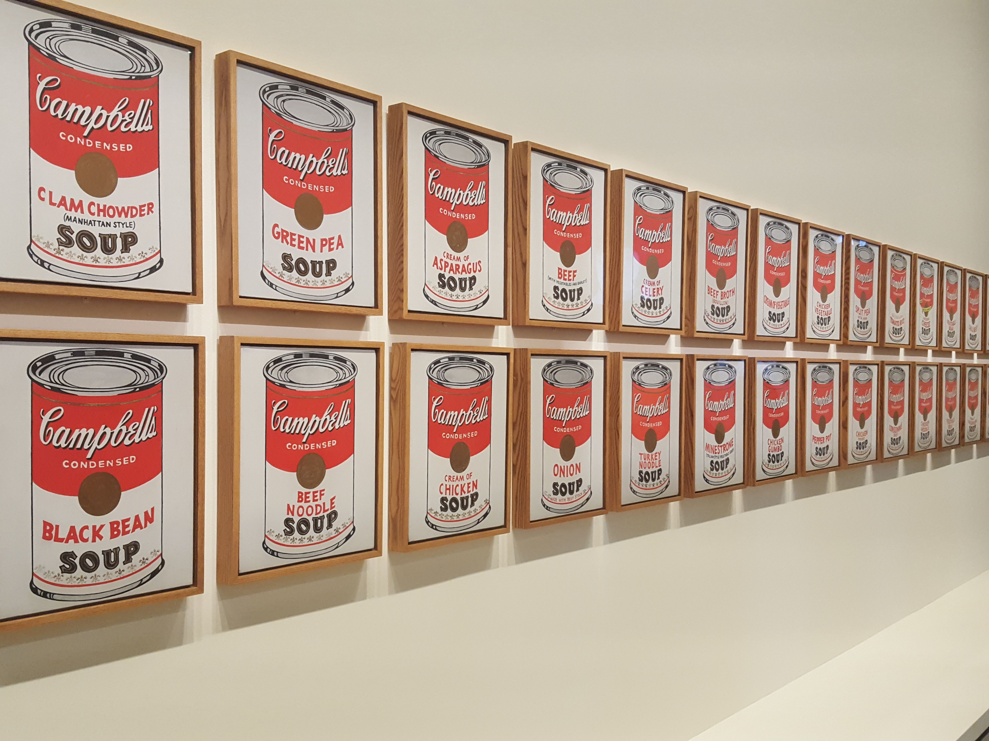 Campbell's Soup Cans Warhol. Campbell soup company