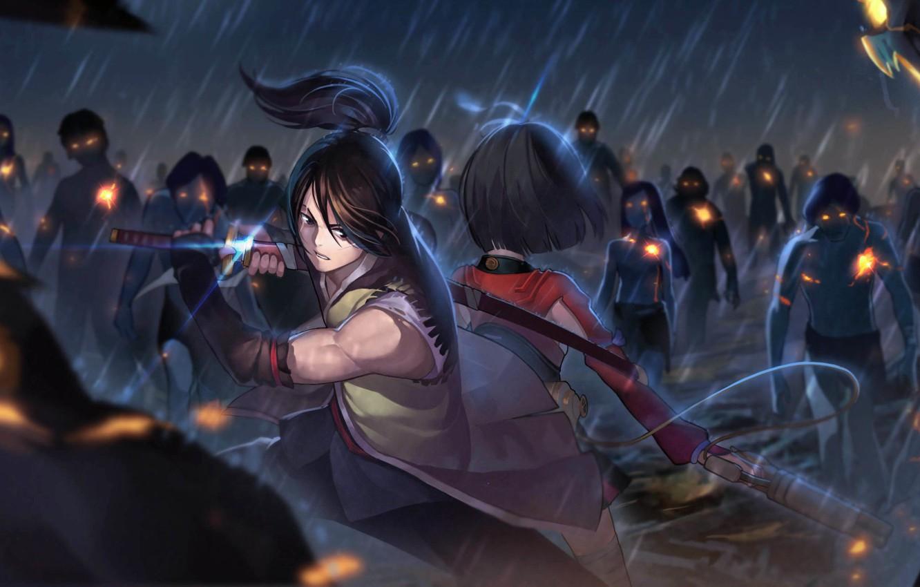 Wallpaper anime, His, Koutetsujou no Kabaneri, Mumei, Kabaneri