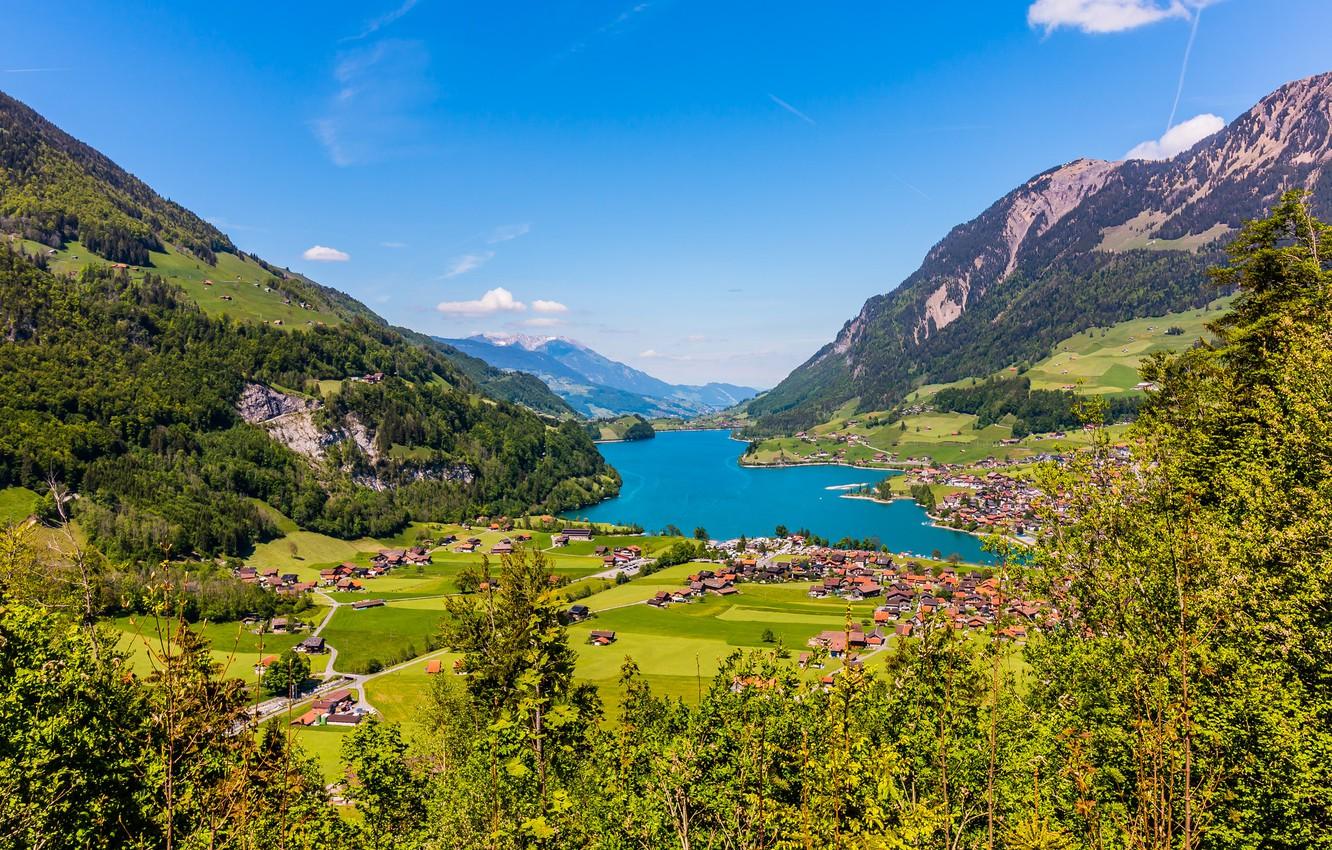 Wallpaper mountains, Switzerland, Brienz image for desktop