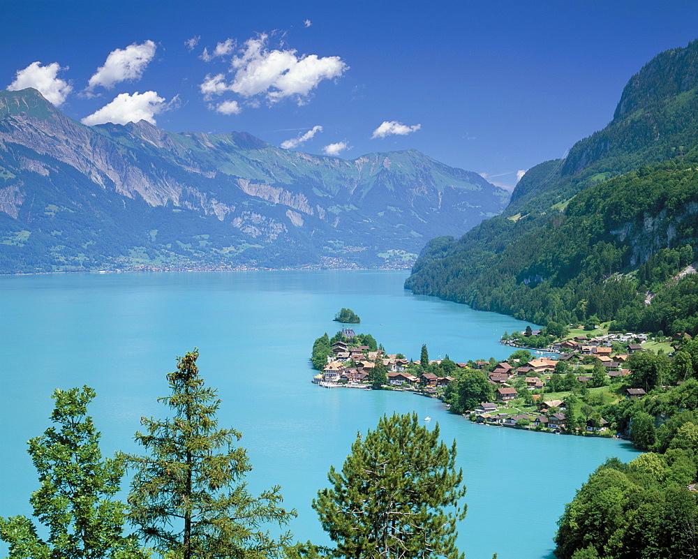 Beautiful Views Of Lake Brienz In Switzerland
