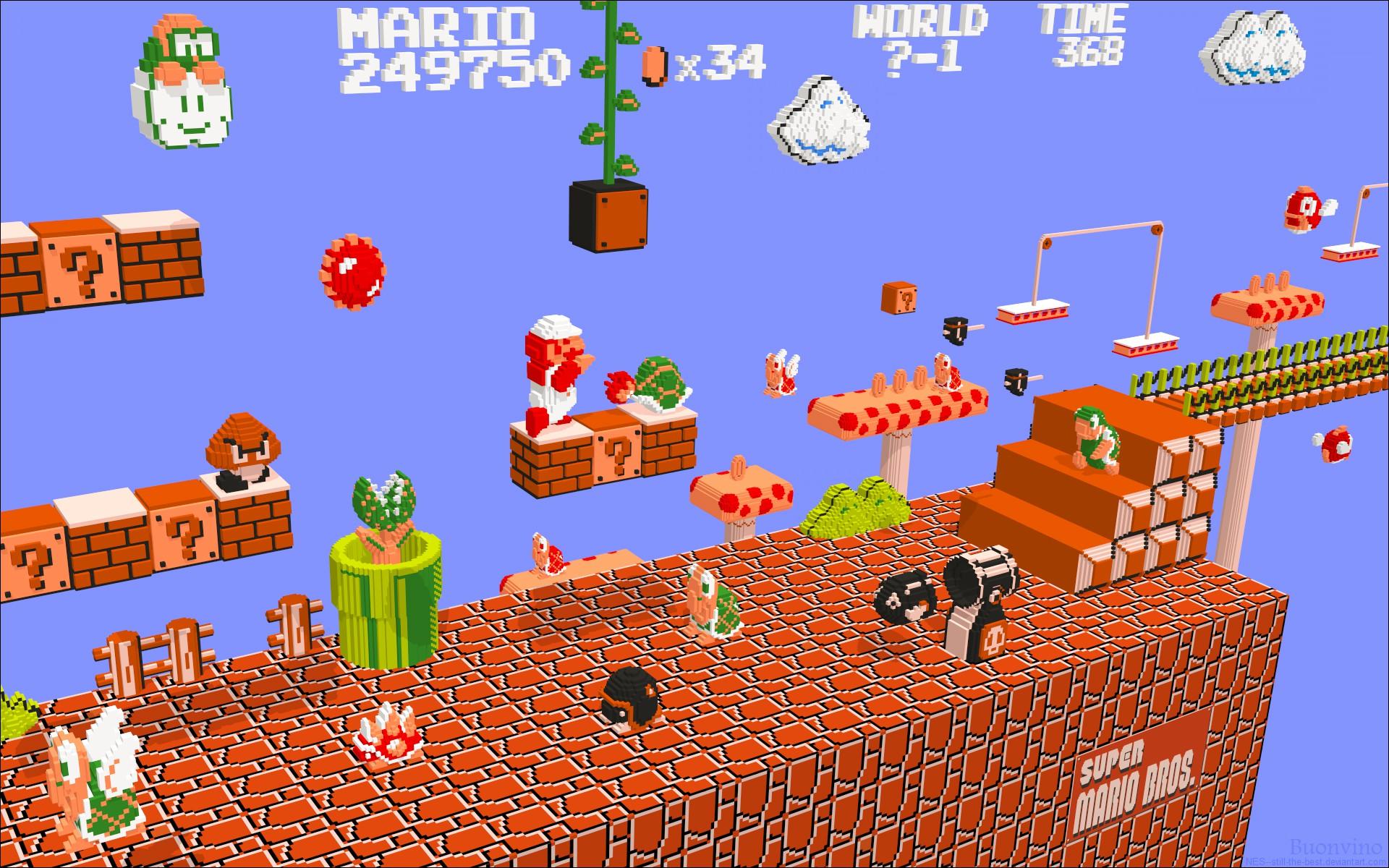 Super Mario Bros NES Wallpaper
