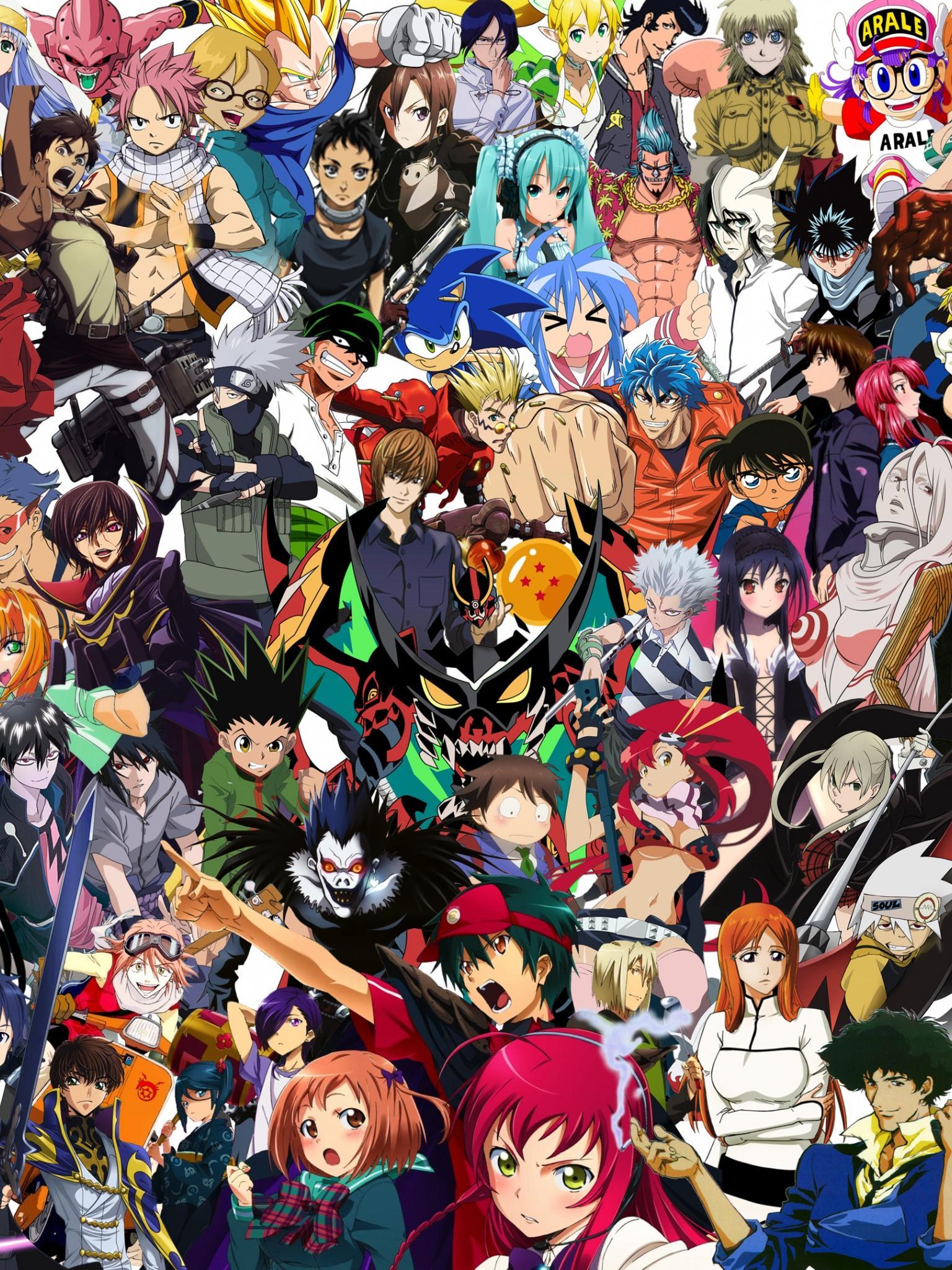 Anime Crossover 4k Ultra HD Wallpaper