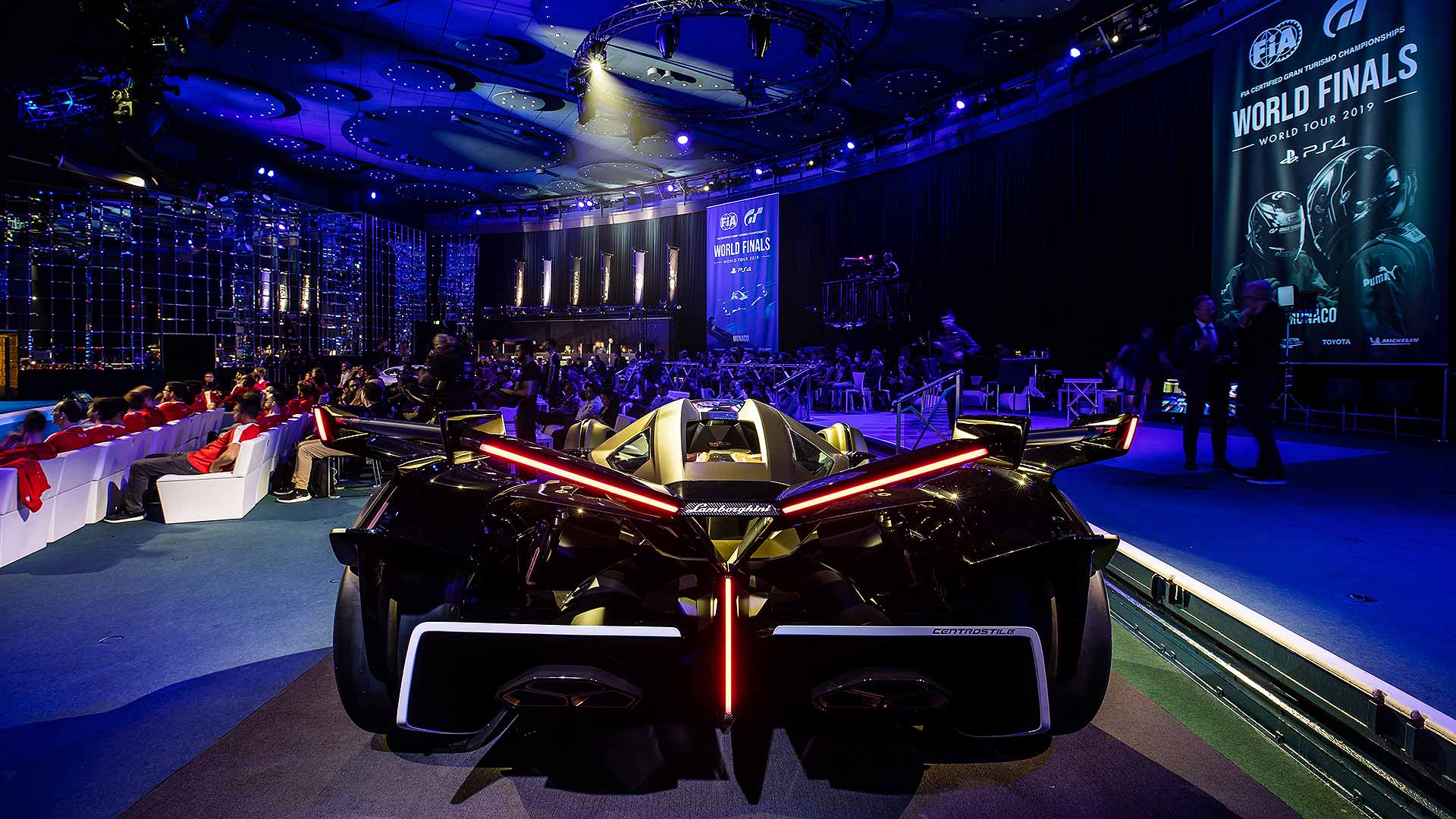 Lamborghini Lambo V12 Vision Gran Turismo launch. Motoring