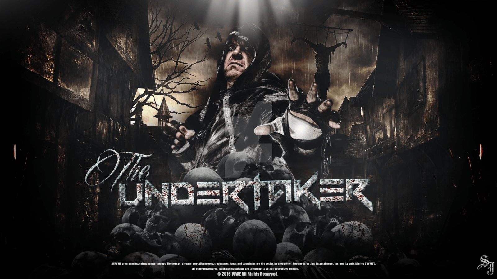 The Undertaker Wallpaper. Black