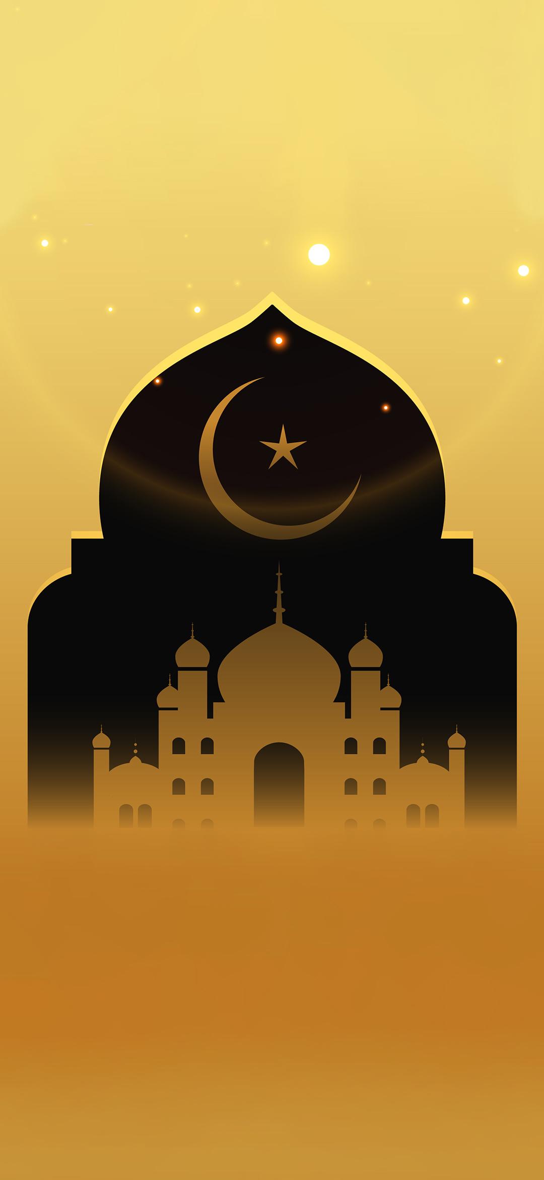 Mosque Vector Art HD Islamic Wallpaper