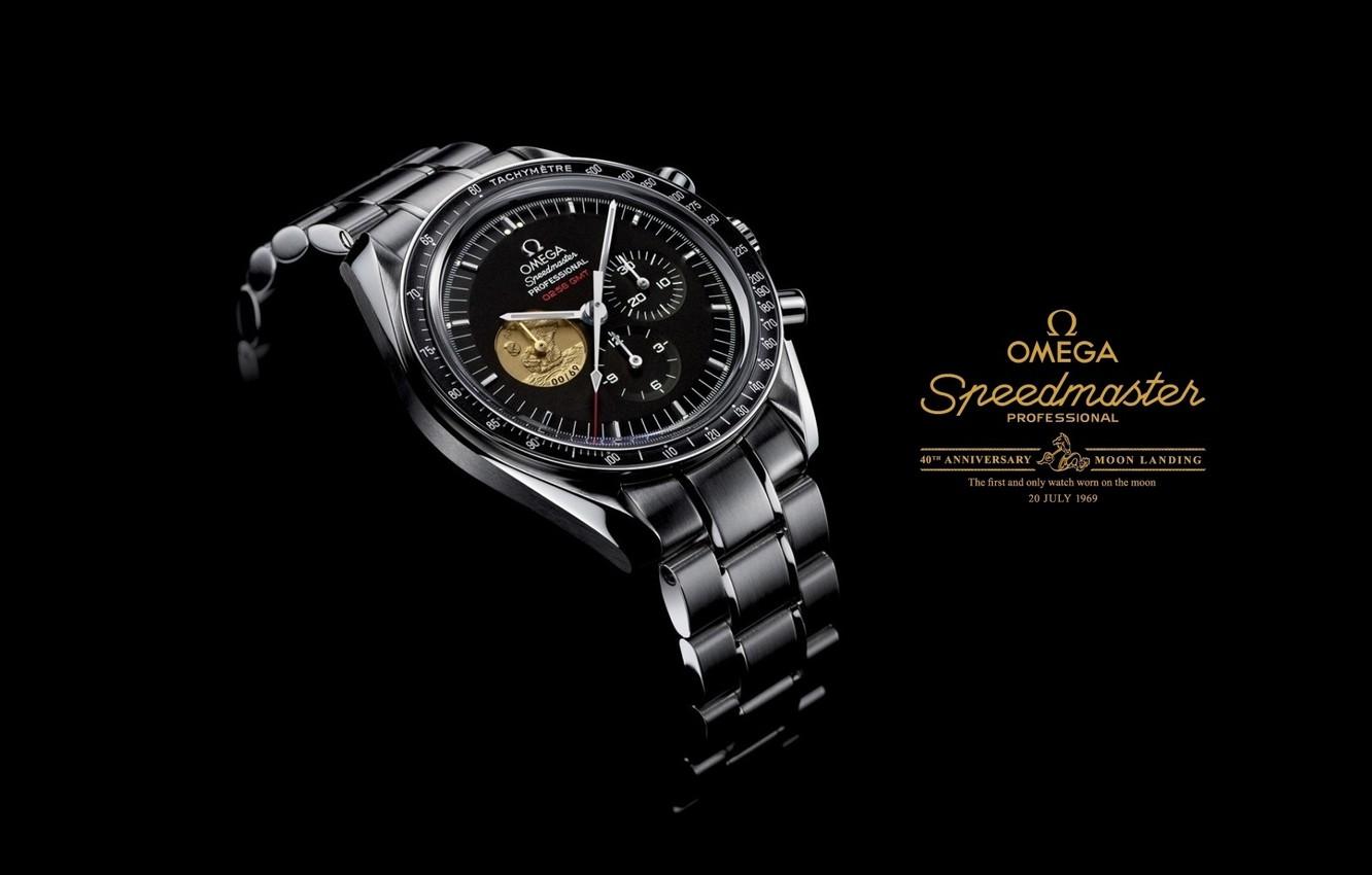 Wallpaper watch, OMEGA, speedmaster Professional, moon