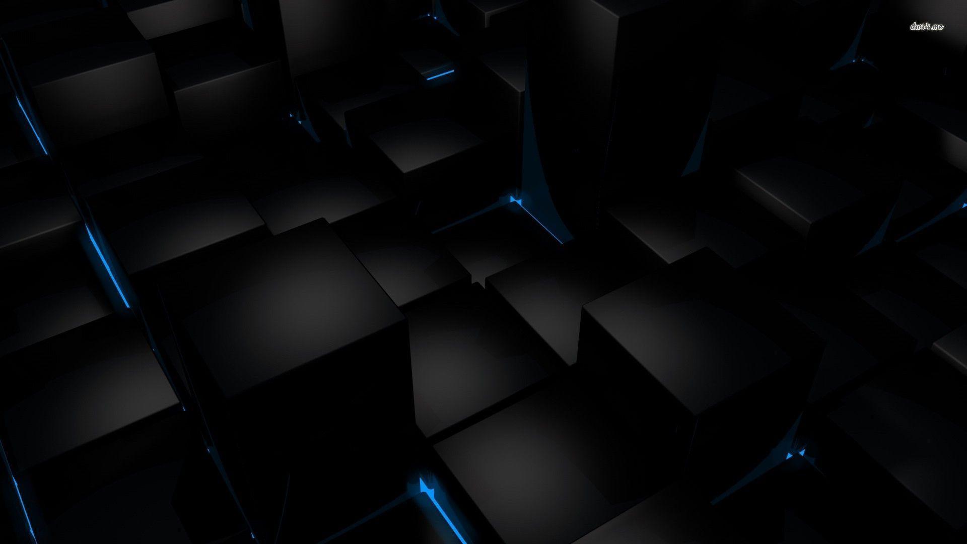 Dark Geometric Desktop Wallpaper