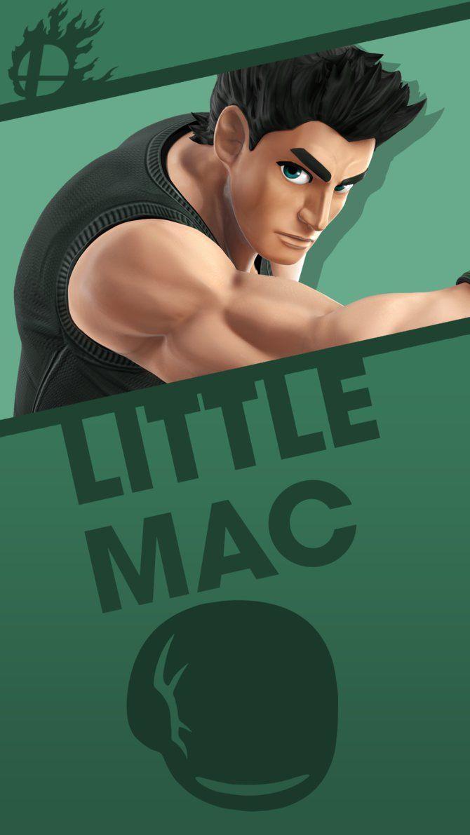 Little Mac Smash Bros. Phone Wallpaper