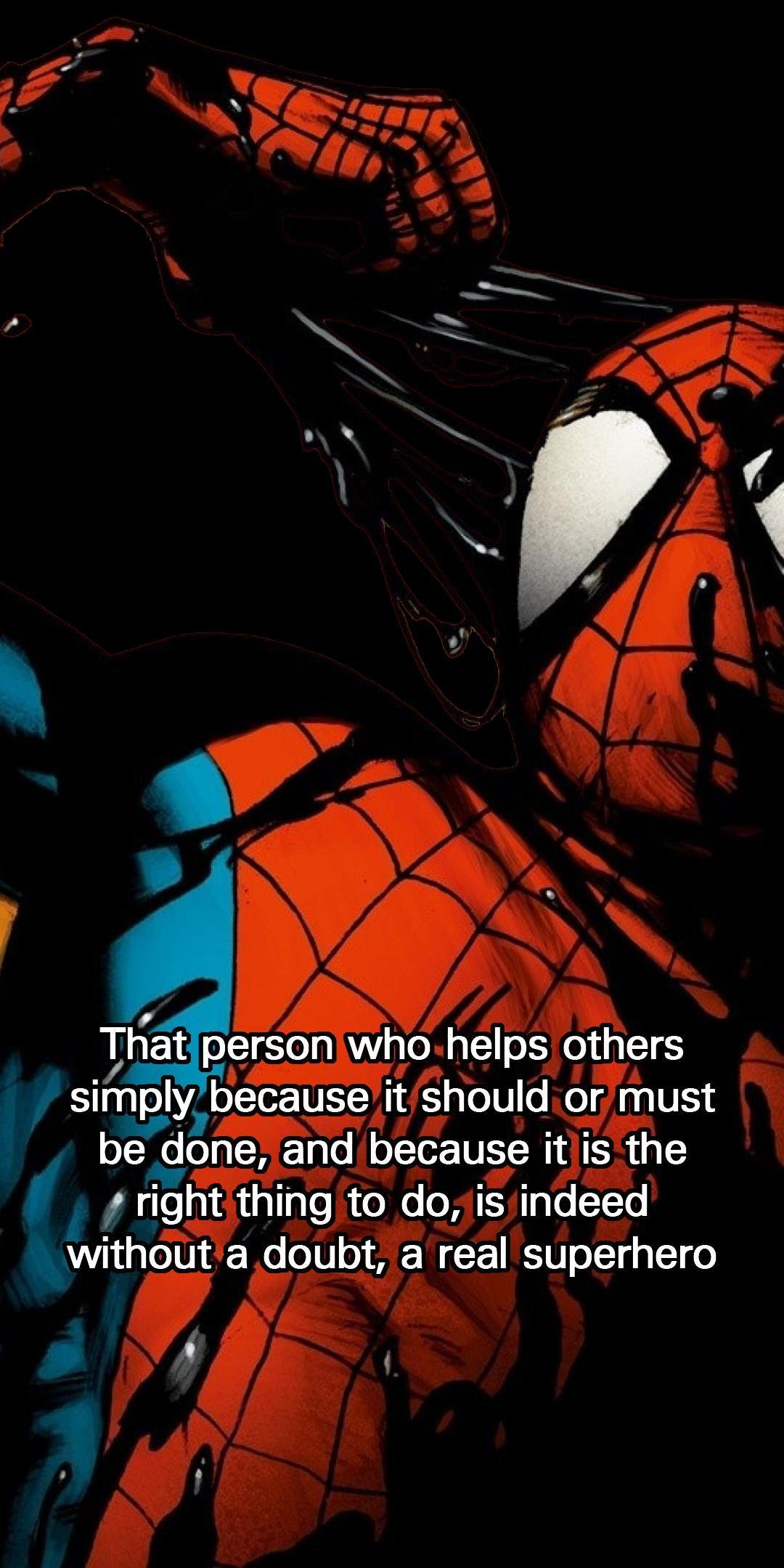 Mobile Wallpaper Stan Lee's quote from
