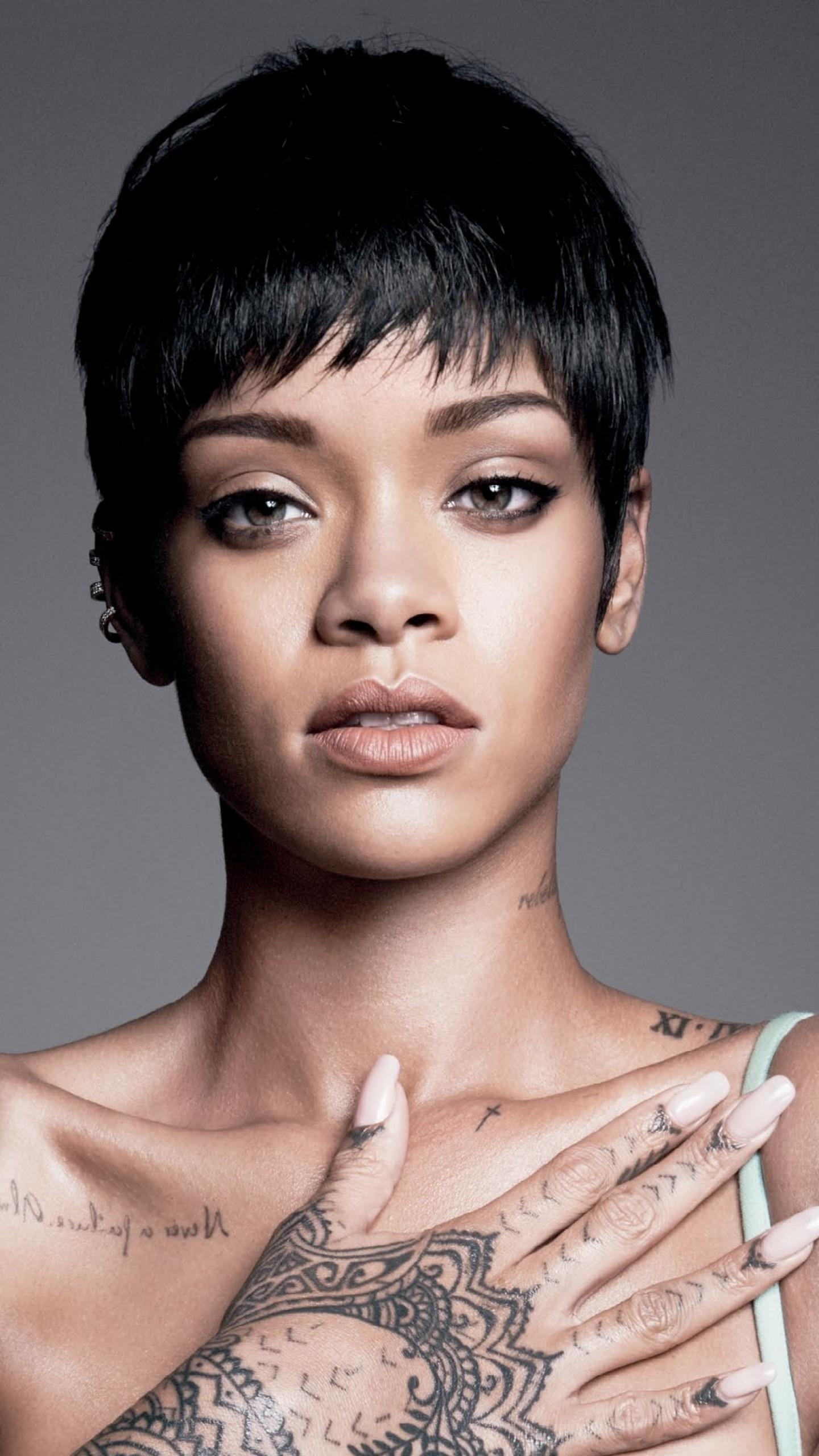 Wallpaper Rihanna, Vogue, Tattoo, HD, Celebrities / Most