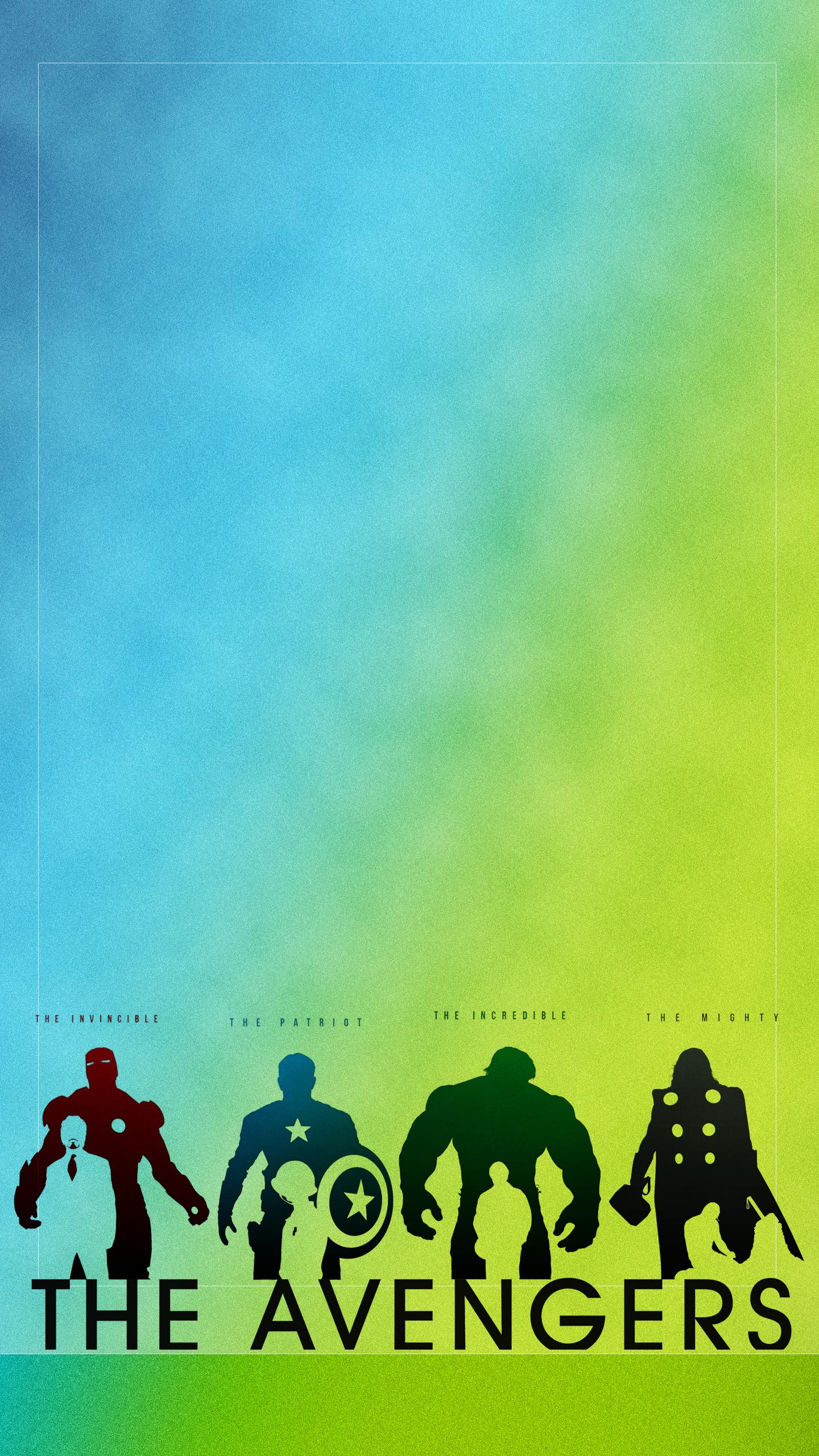 Avengers Ironman Hulk Captain America Qhd Mobile Wallpaper
