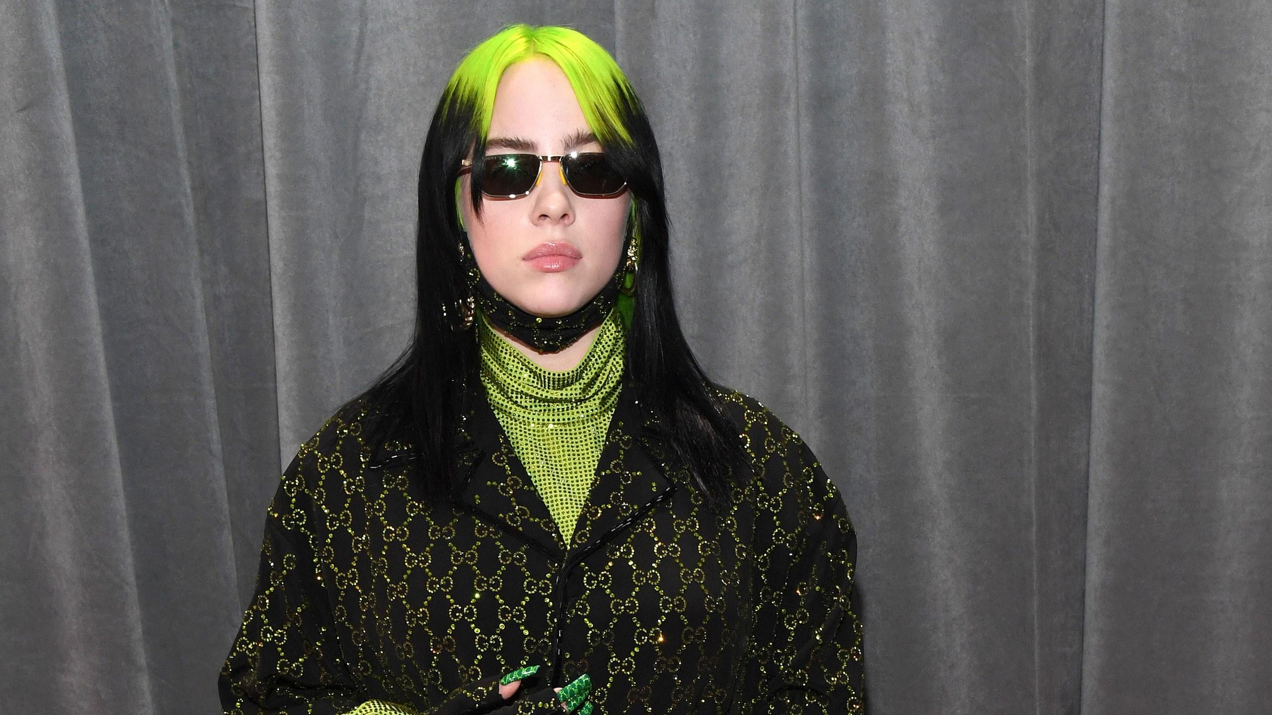 Grammys 2020: Billie Eilish Wears Gucci Themed Nails On