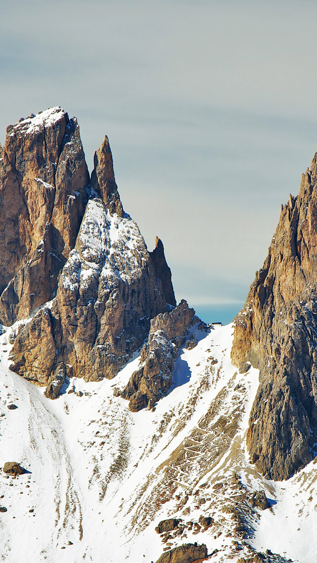 italy, dolomites, winter, mountains, the southern
