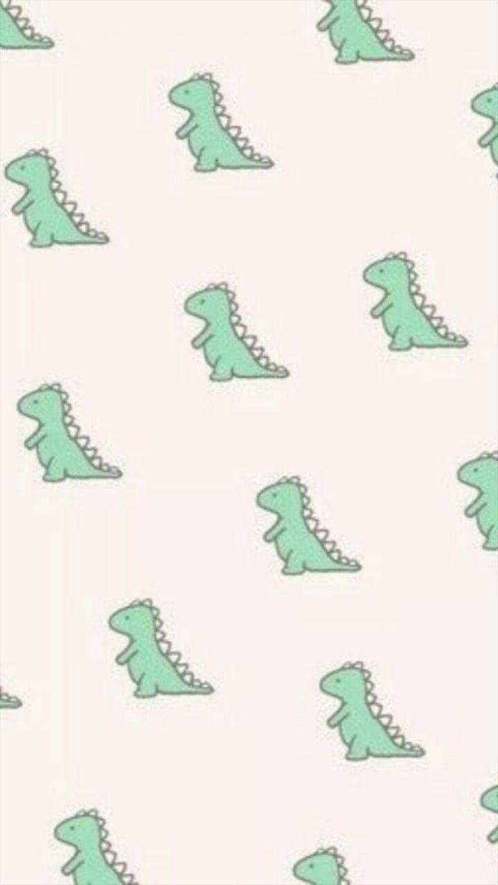 Featured image of post Wallpaper Dinosaur Cute Pink And Green