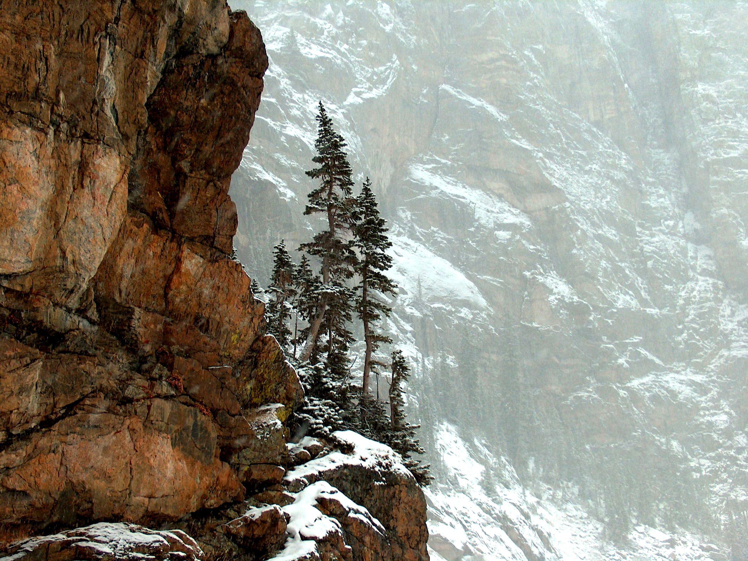 Photos USA Colorado Rocky Mountain National Park Crag 2560x1920