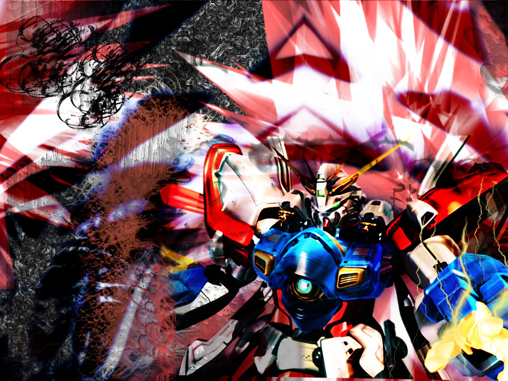Mobile Fighter G Gundam Wallpaper: Explosive God Gundam