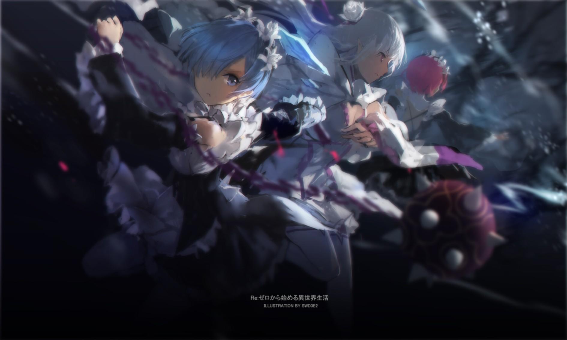 #swd3e2, #Ram (Re: Zero), #Emilia (Re: Zero), #Rem