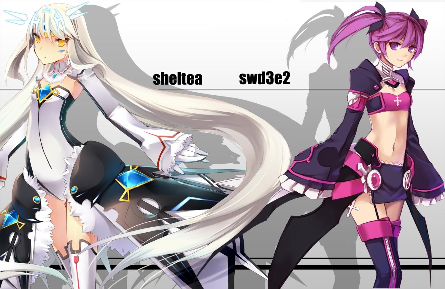 anime anime girls elsword swd3e2 aisha elsword eve elsword