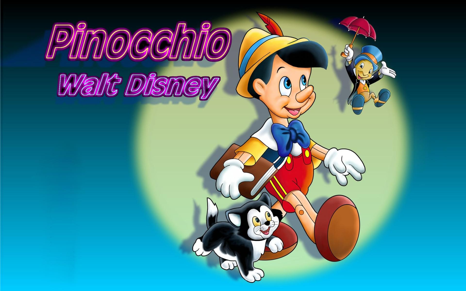 Pinocchio And Jiminy Cricket Cartoon Kids Walt Disney HD