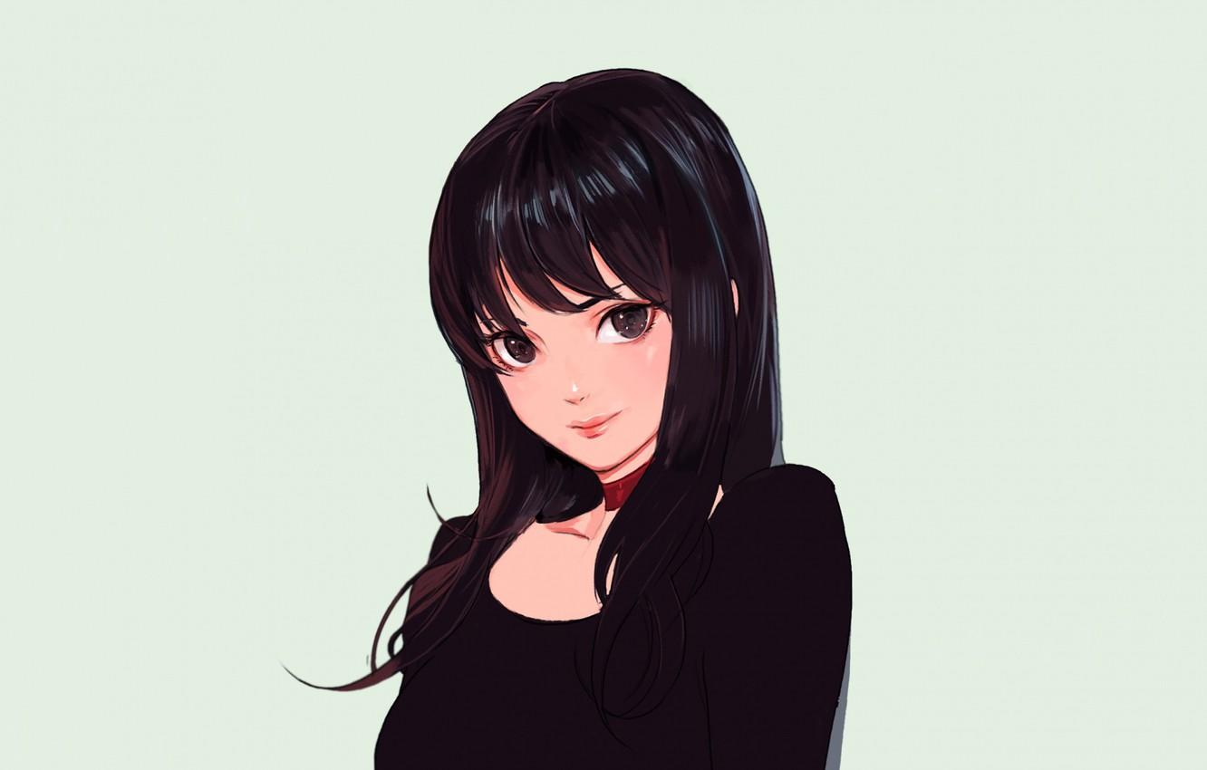 Wallpaper girl, anime, cute, anime girl image for desktop, section прочее