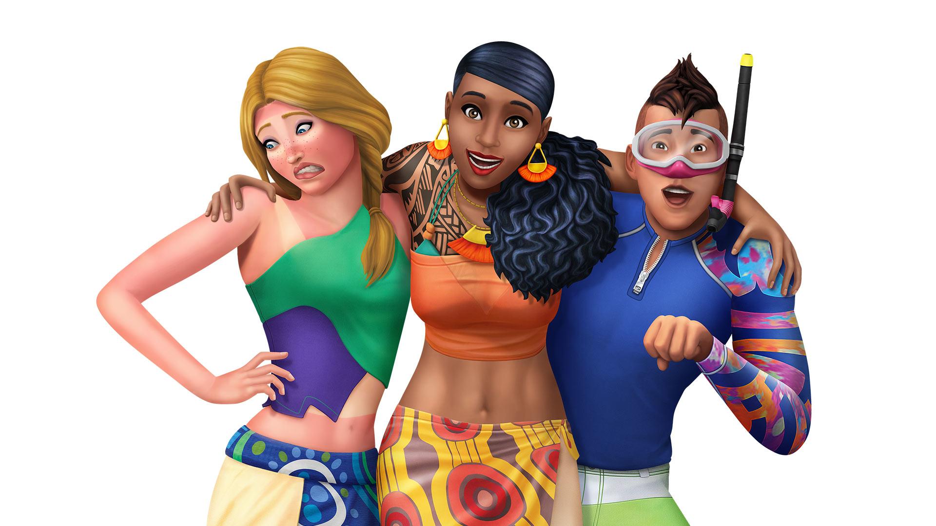 The Sims 4 Island Living Wallpaper, HD Games 4K Wallpaper, Image