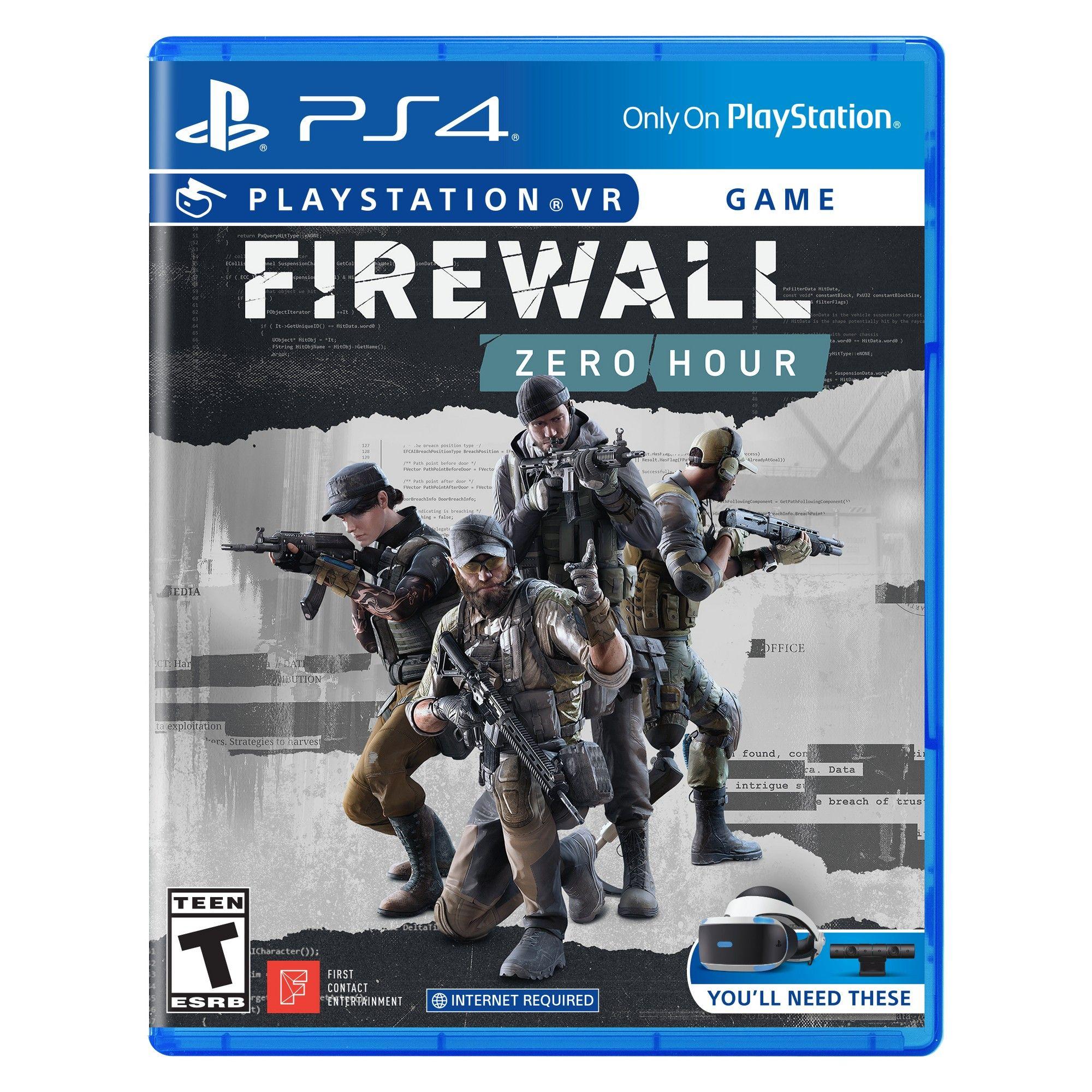 video games Firewall Zero Hour. Playstation, Ps4, Vr games