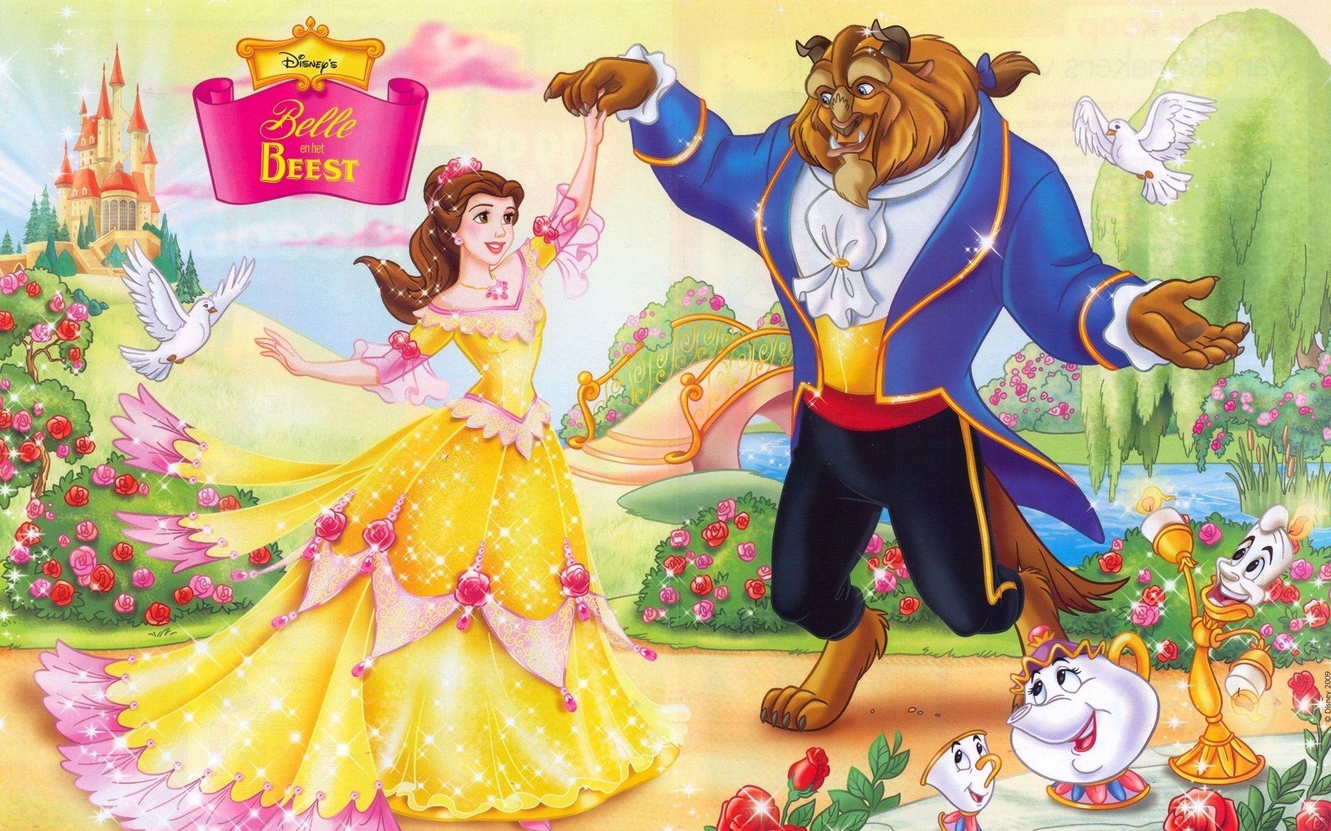 Beauty And The Beast Cartoon Wallpaper. Beauty and the beast wallpaper, Disney princess wallpaper, Beast wallpaper