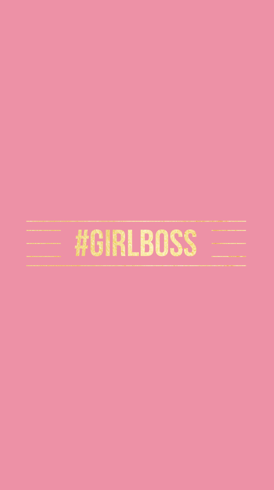Pink #GIRLBOSS iPhone. Mobile Background. Boss