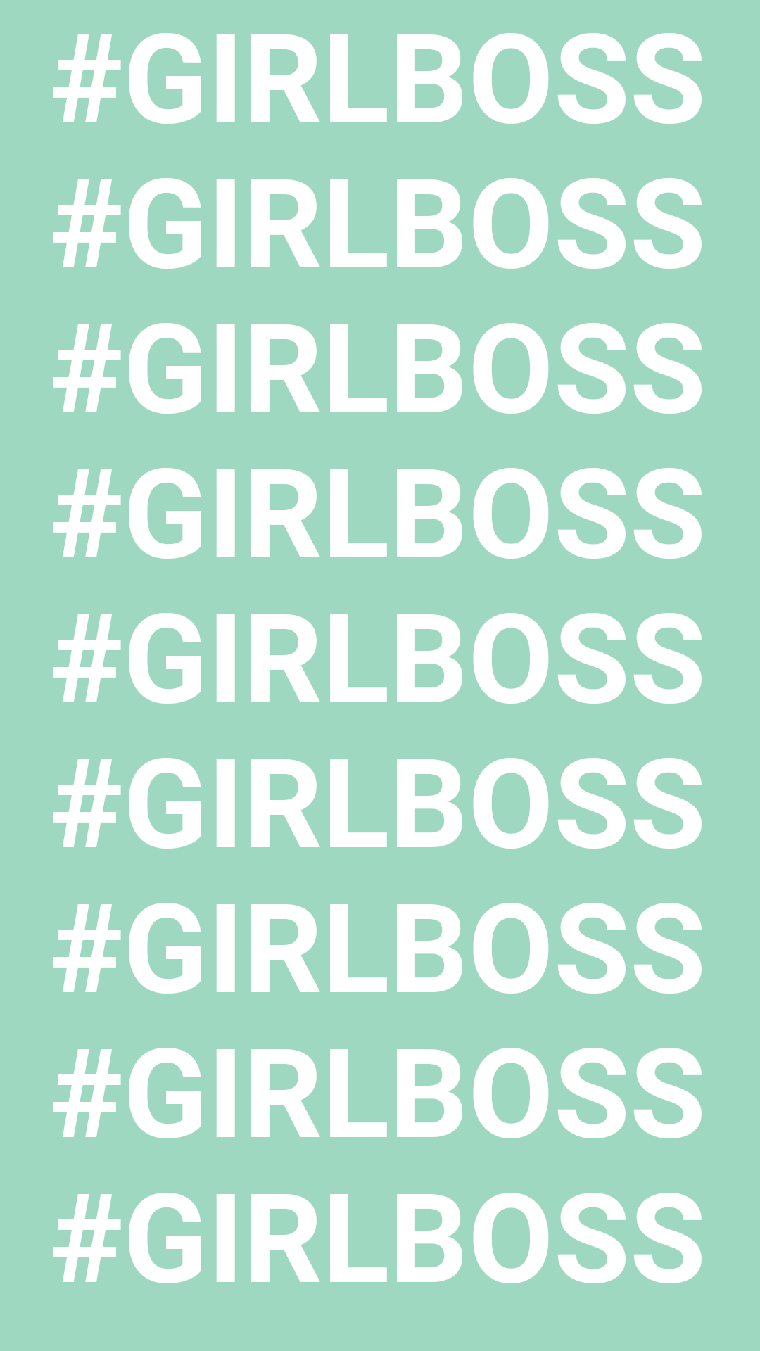 Affirmation Phone Wallpaper iPhone Wallpaper Girl Boss - Etsy