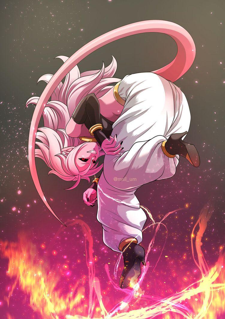 Majin Android 21. Dragon ball artwork, Anime dragon