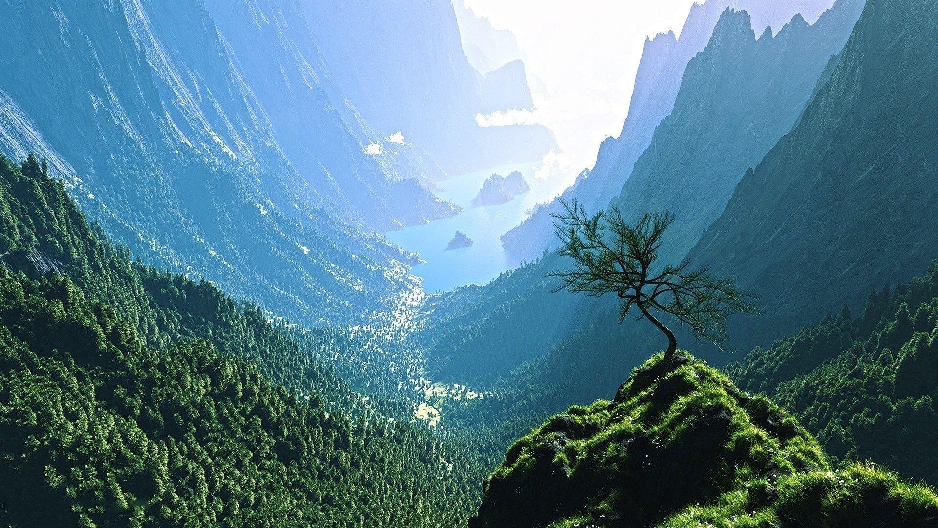Mountain Wallpaper: Green Mountain Wallpaper HD