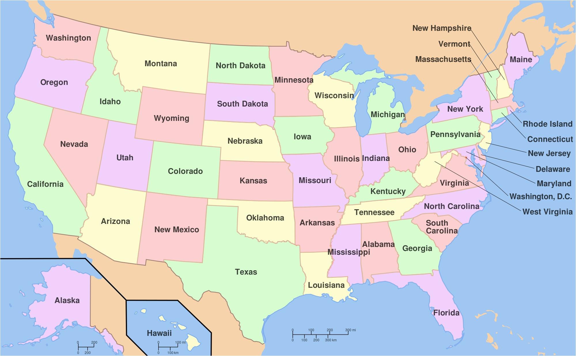 United States Map Desktop Wallpaper
