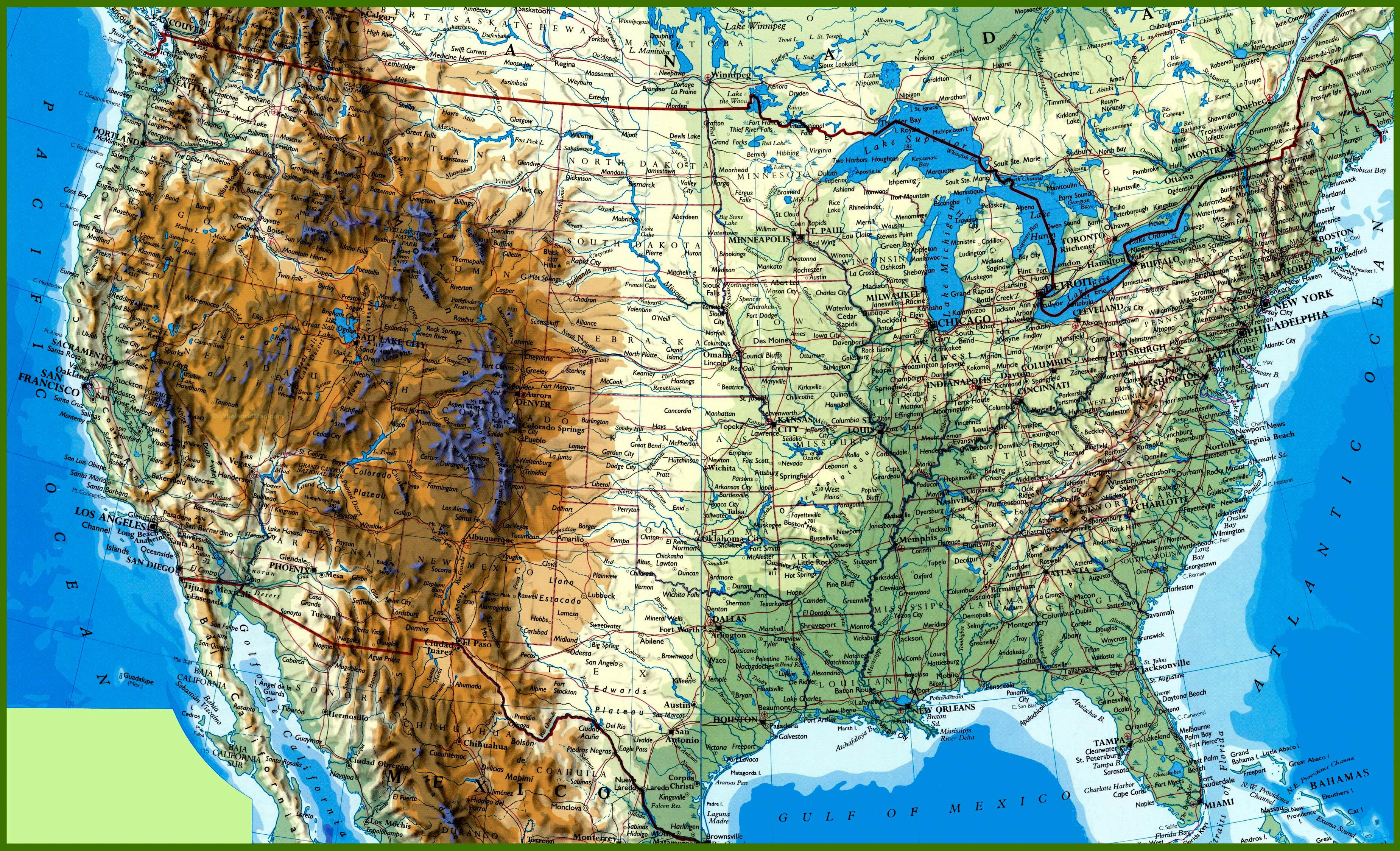 Map Of The Usa Beautiful Picture And Desktop Background