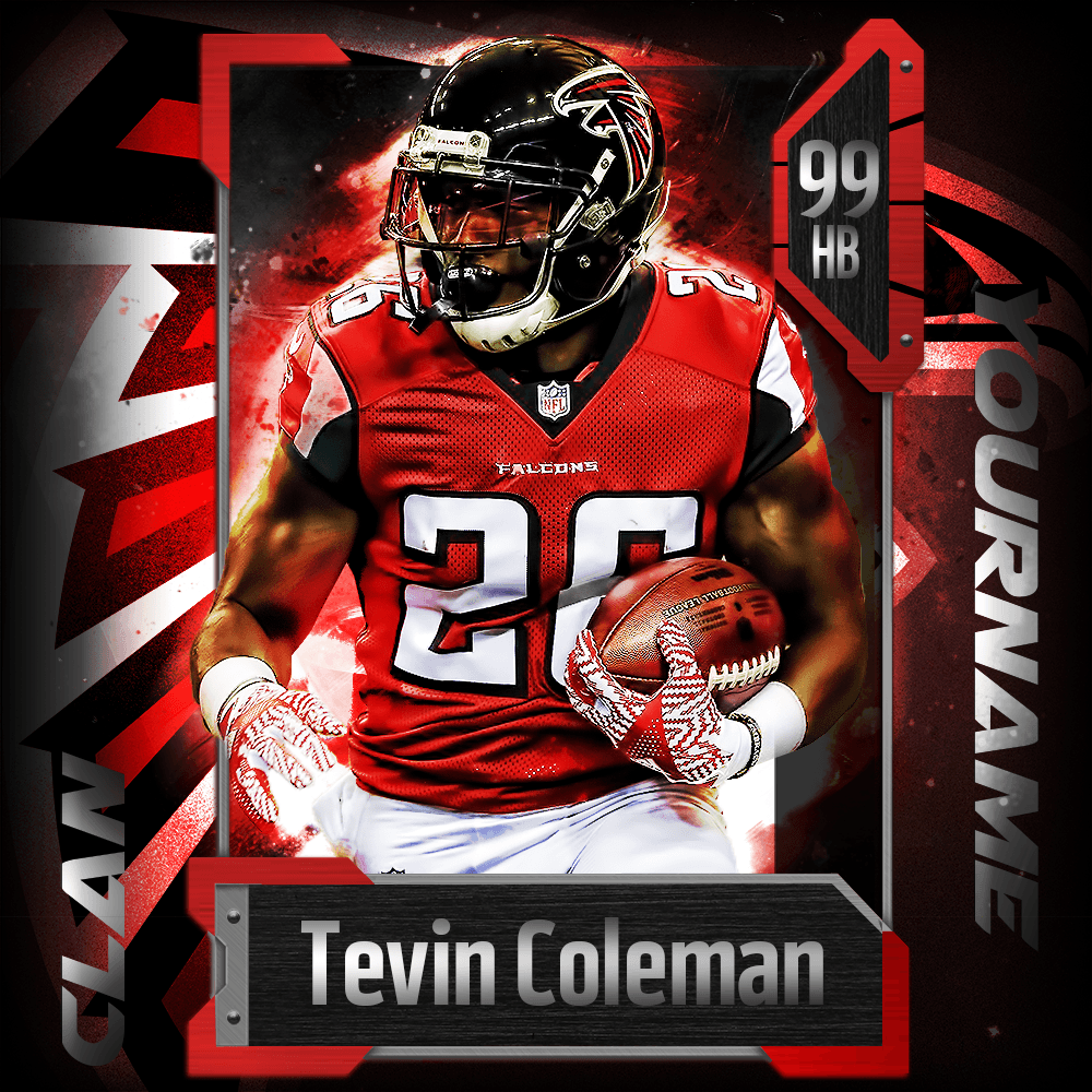 Tevin Coleman AVI Auction +Wallpaper edit included CLOSED