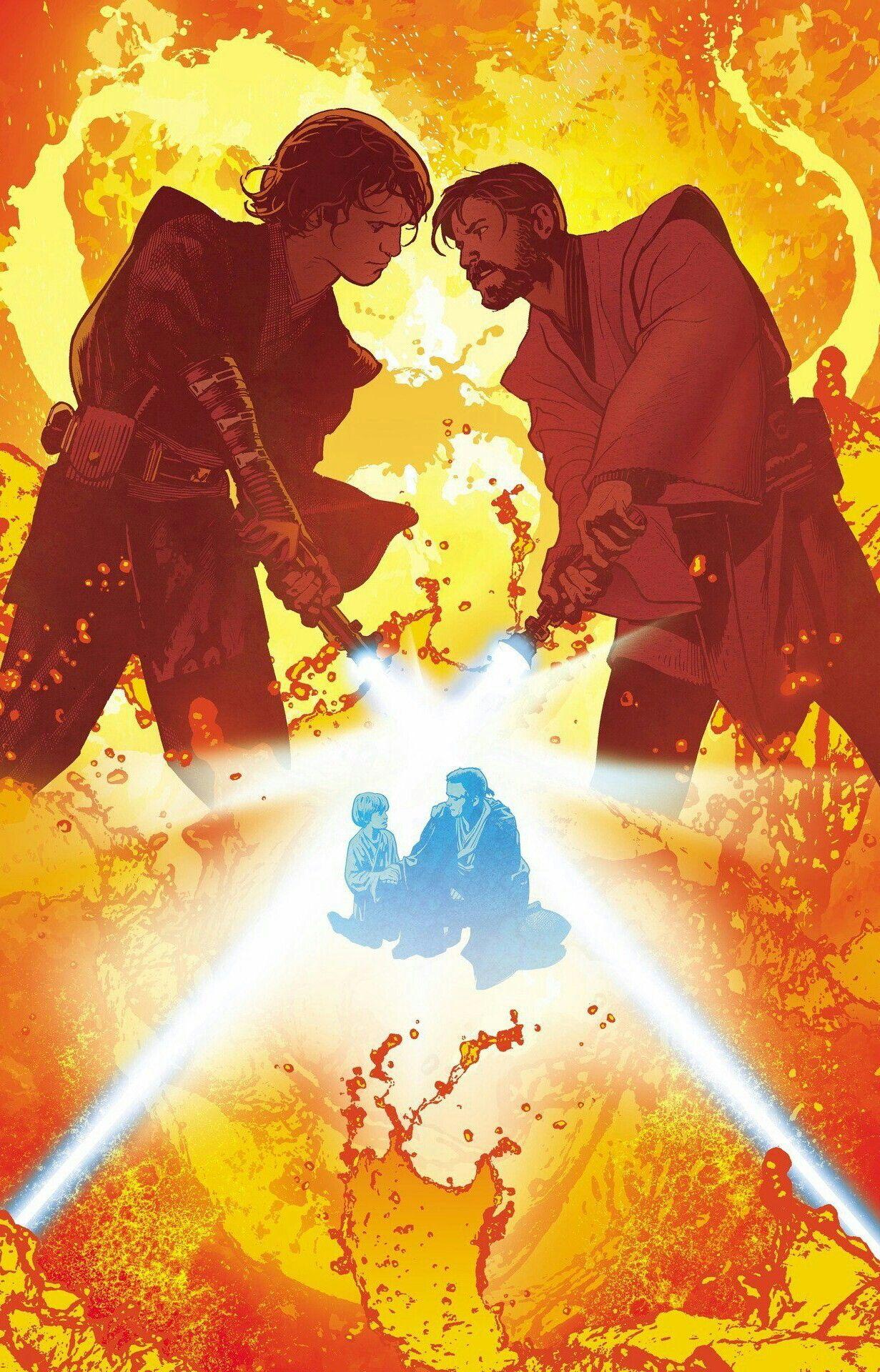 Anakin vs ObiWan Kenobi live wallpaper  starwars wallpaper obiwa   TikTok