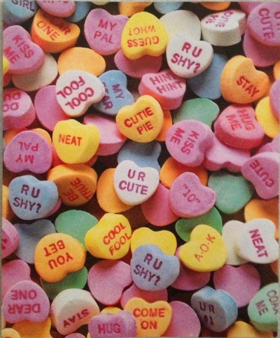 Candy Hearts #Valentine. Sweetheart candy, Valentines
