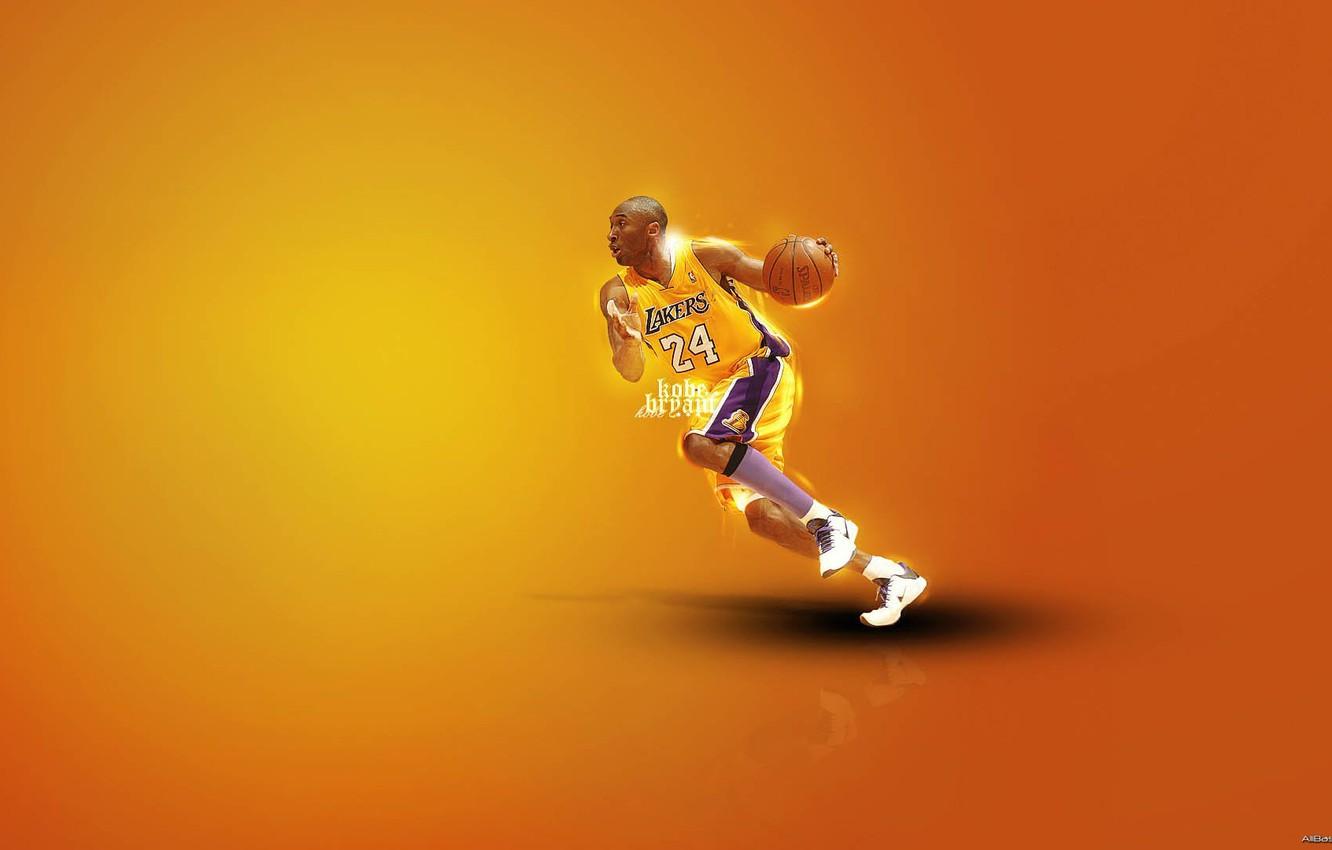 Wallpaper Basketball, NBA, Kobe Bryant, Black Mamba, Dribbling, Los Angeles Lakers Image For Desktop, Section спорт