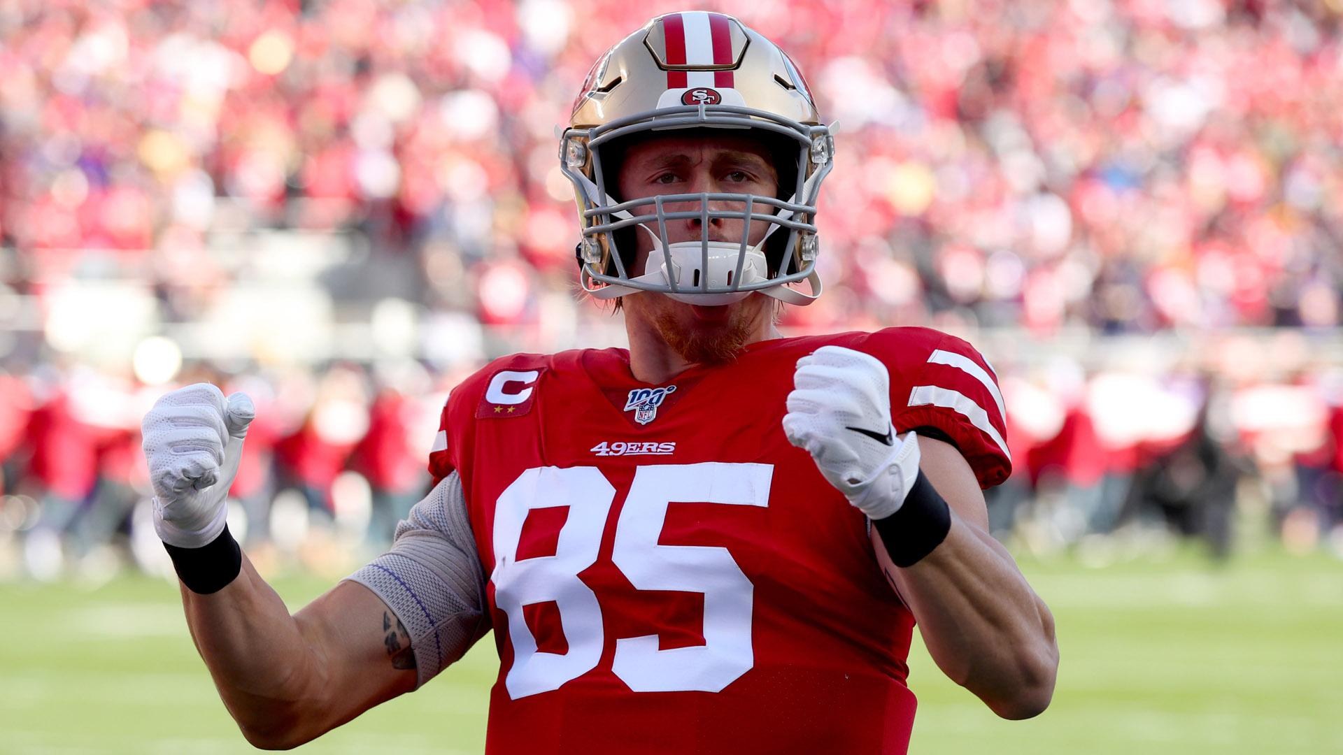 Chiefs know George Kittle, 49ers' run game pose huge Super